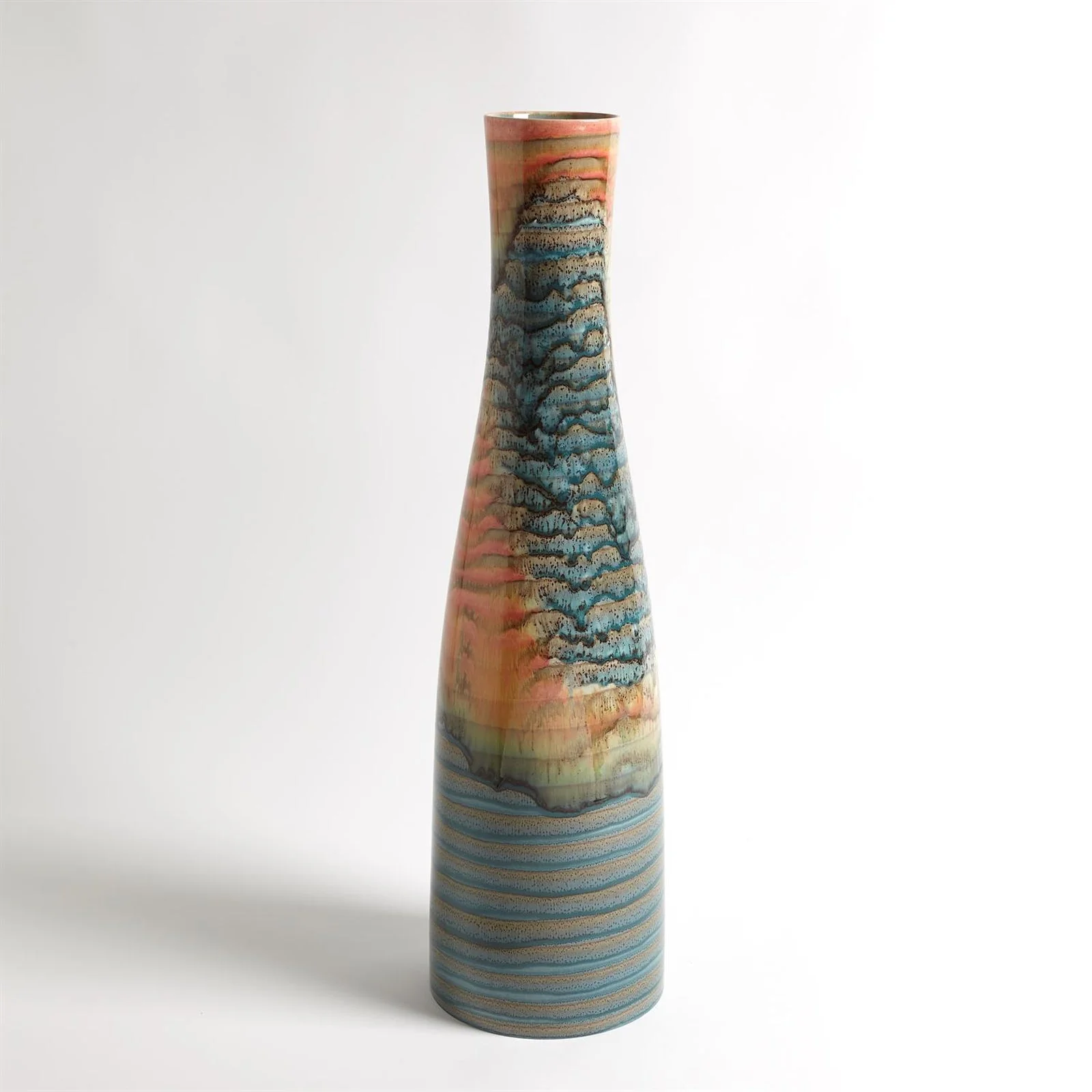 Global Views Watercolor Ringed Vase - Image 2