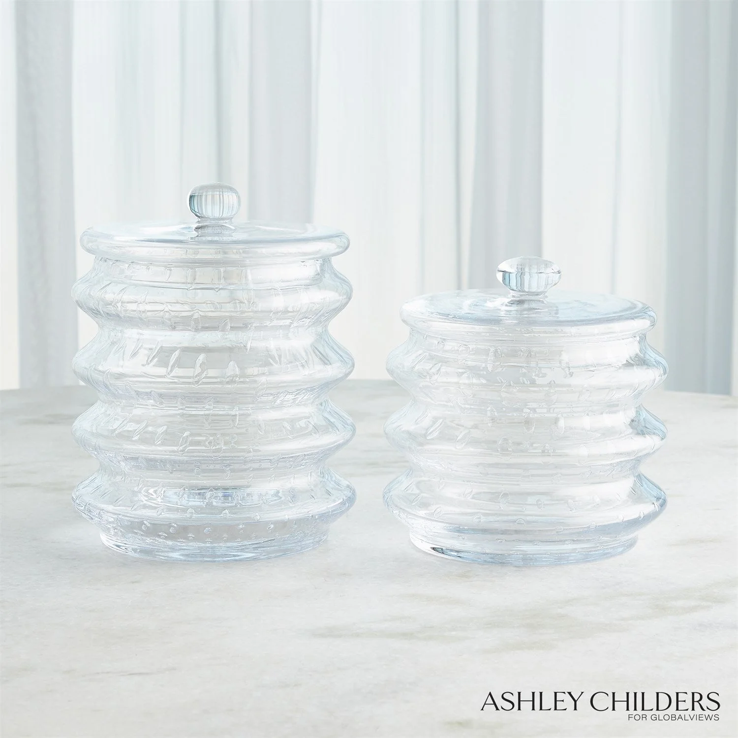 Global Views Wave Canister by Ashley Childers - Image 15