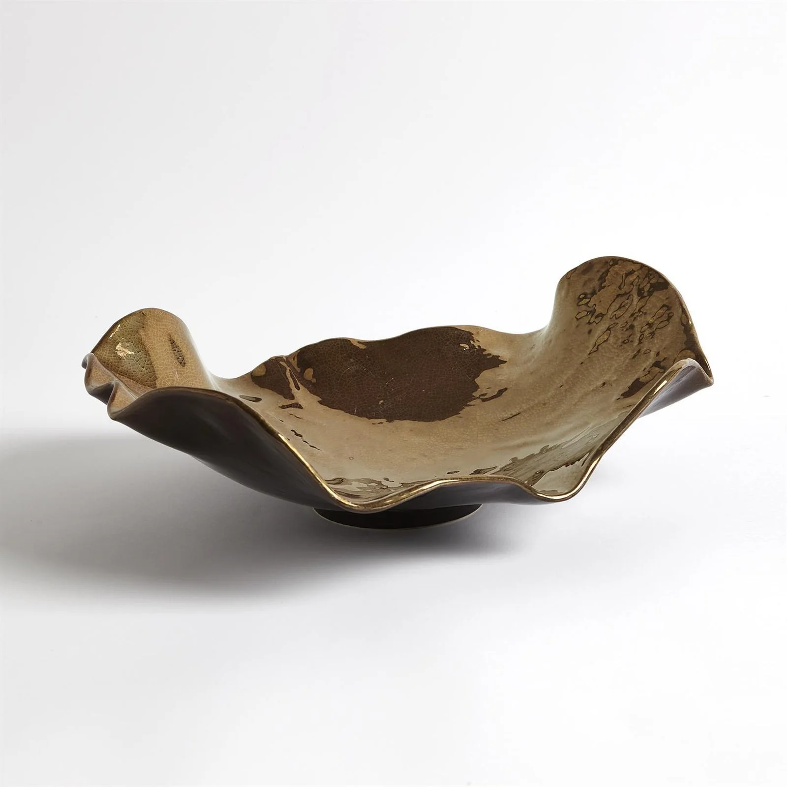 Global Views Wave Platter Crackle - Image 2