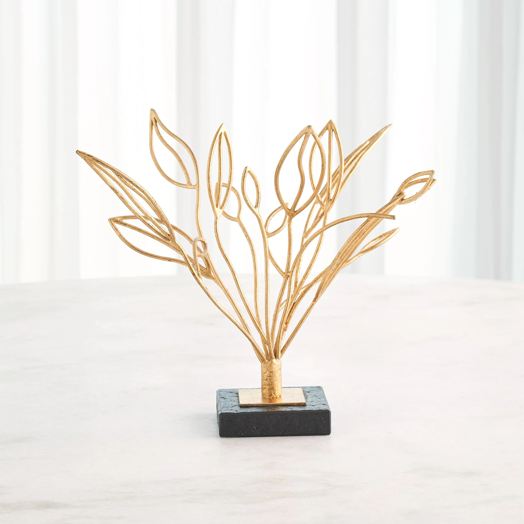 Global Views Windswept Sculpture Gold Leaf - Image 4