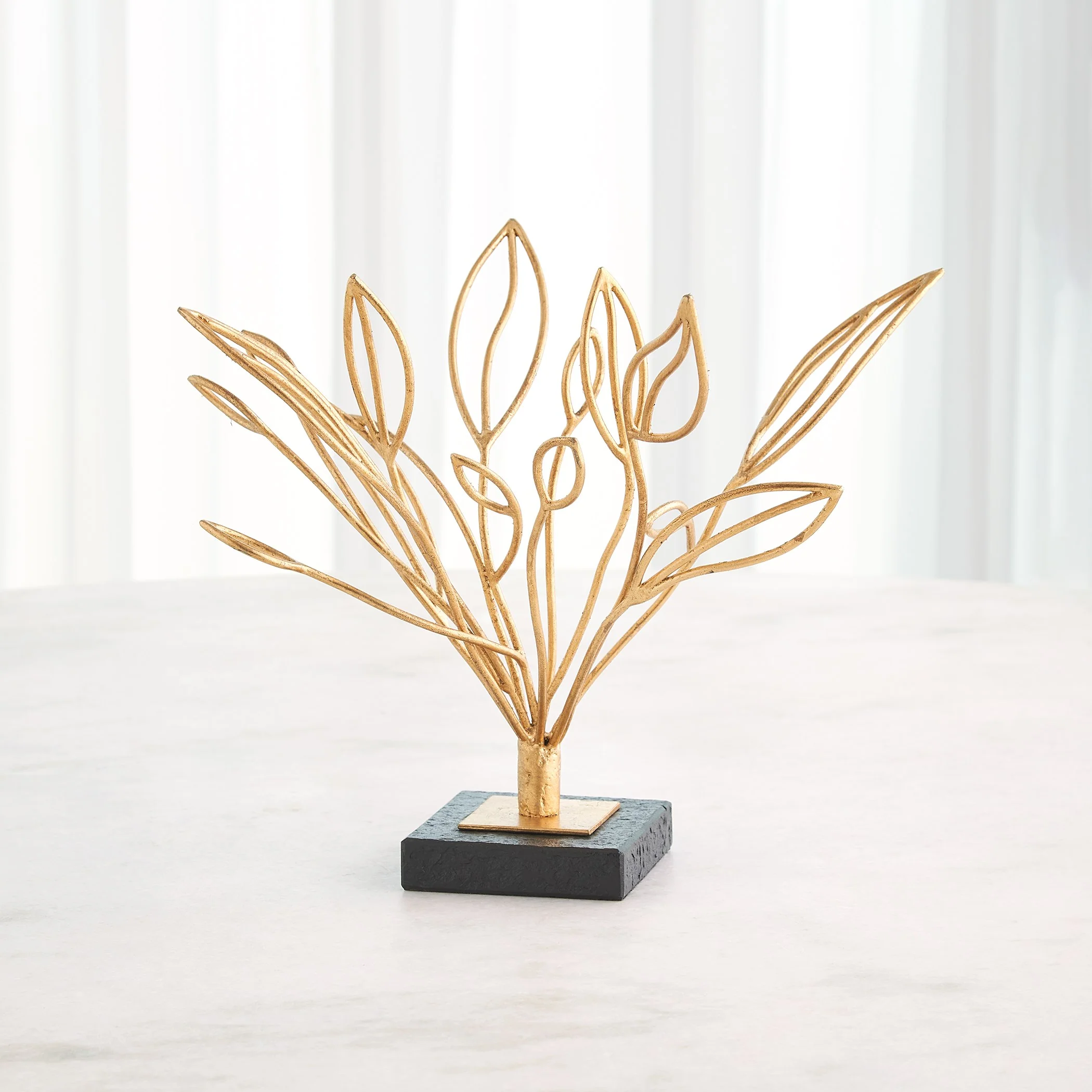 Global Views Windswept Sculpture Gold Leaf - Image 5