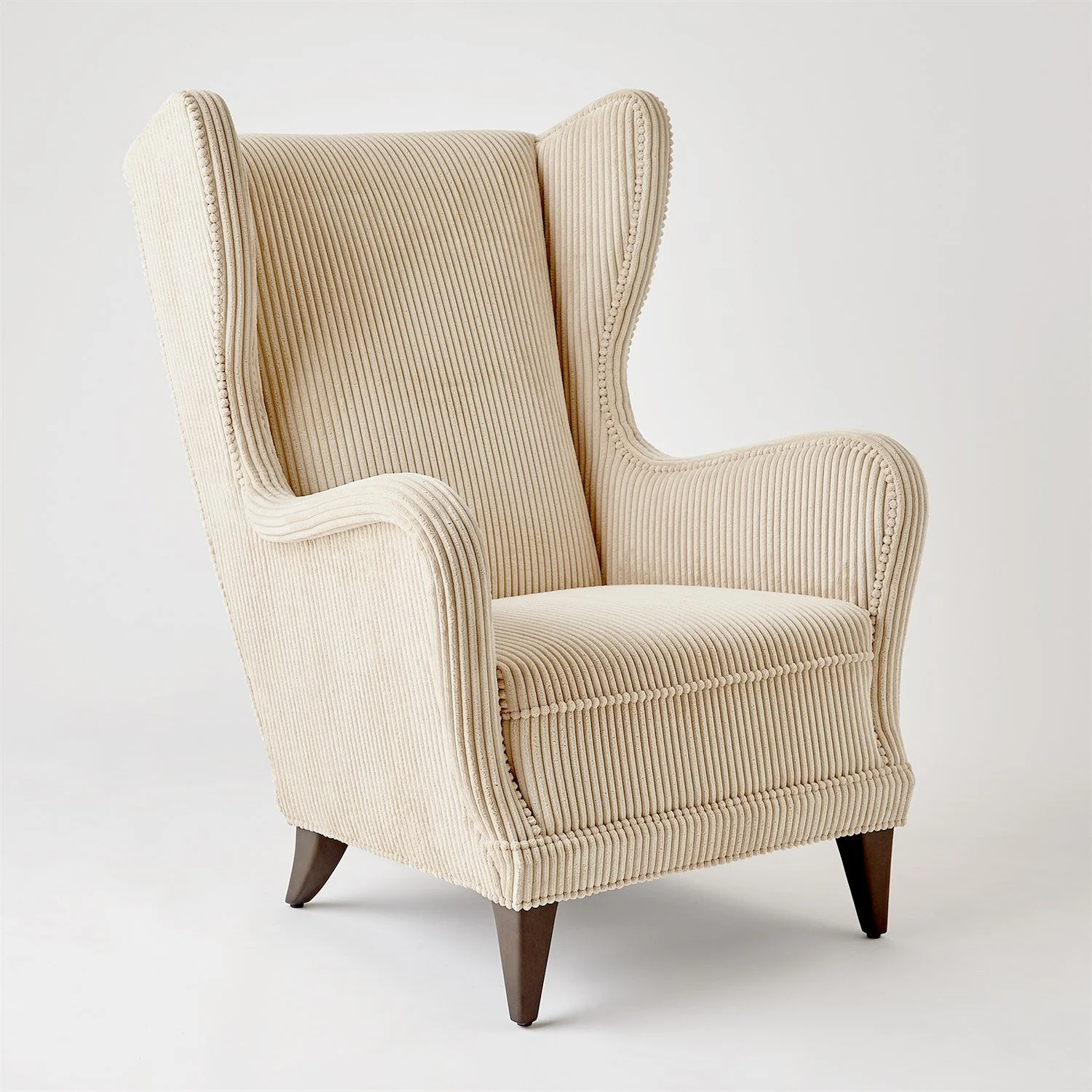 Global Views Wing Corduroy Chair - Image 3