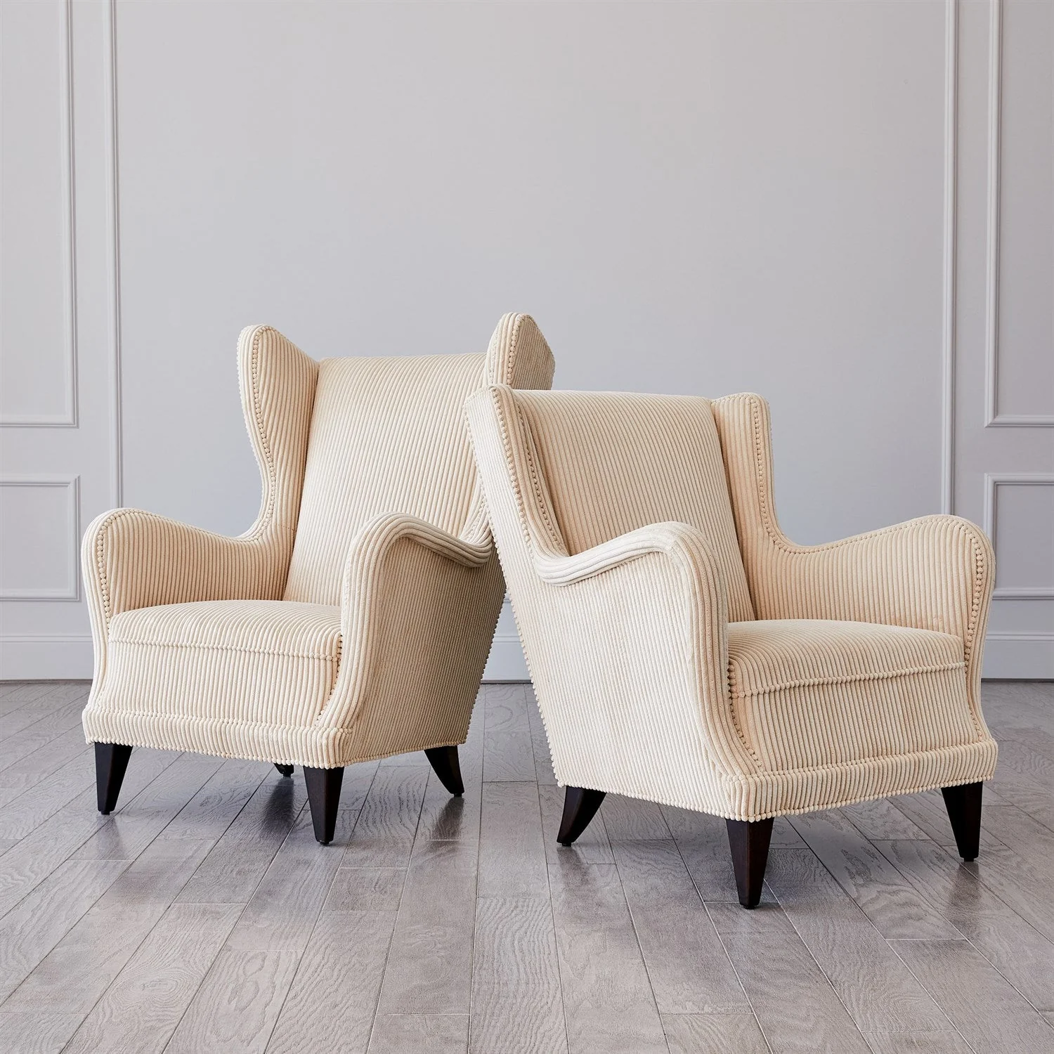 Global Views Wing Corduroy Chair - Image 5