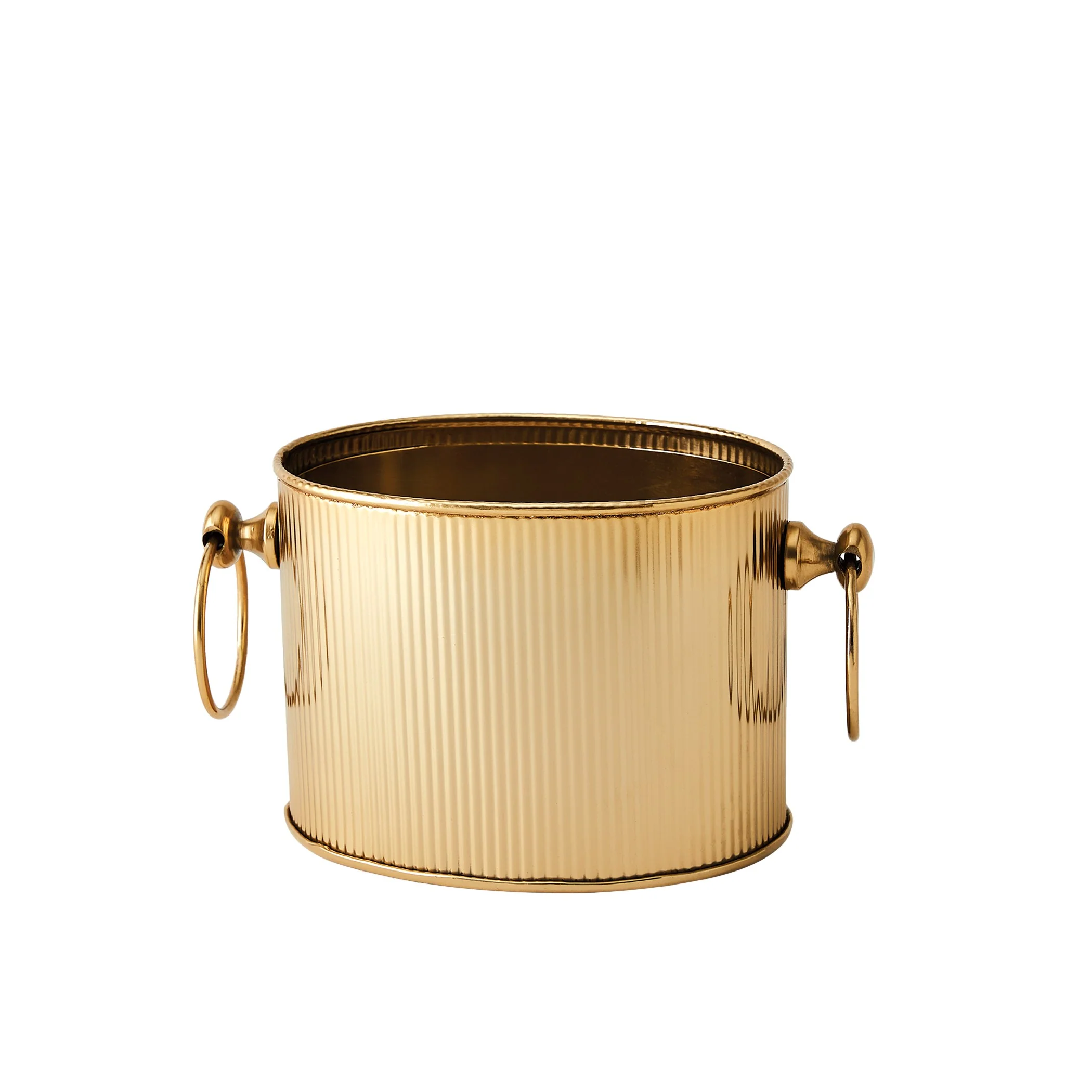 Global Views Winston Ice Bucket Brass - Image 2