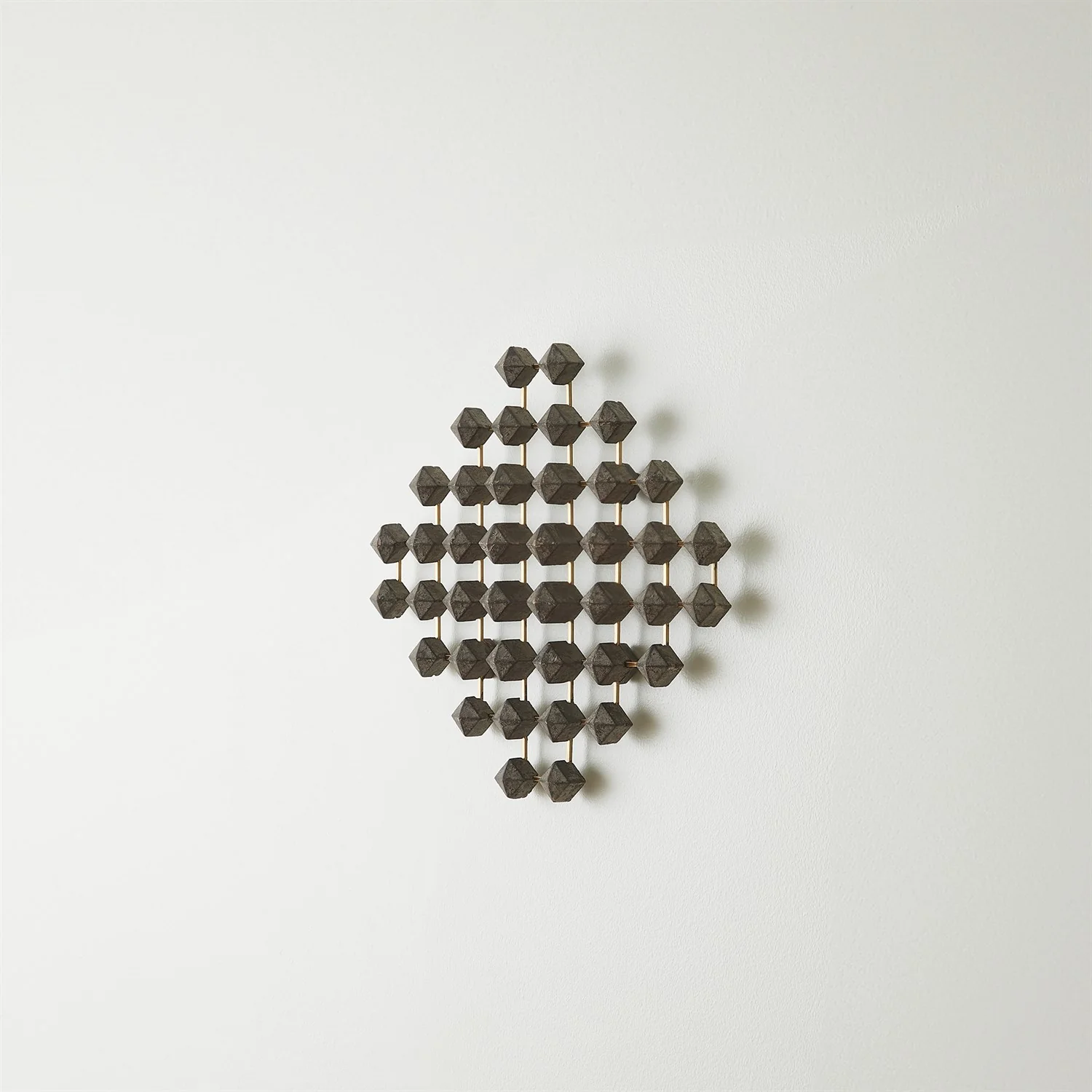 Global Views Wood/Brass Ramus Wall Art - Image 10