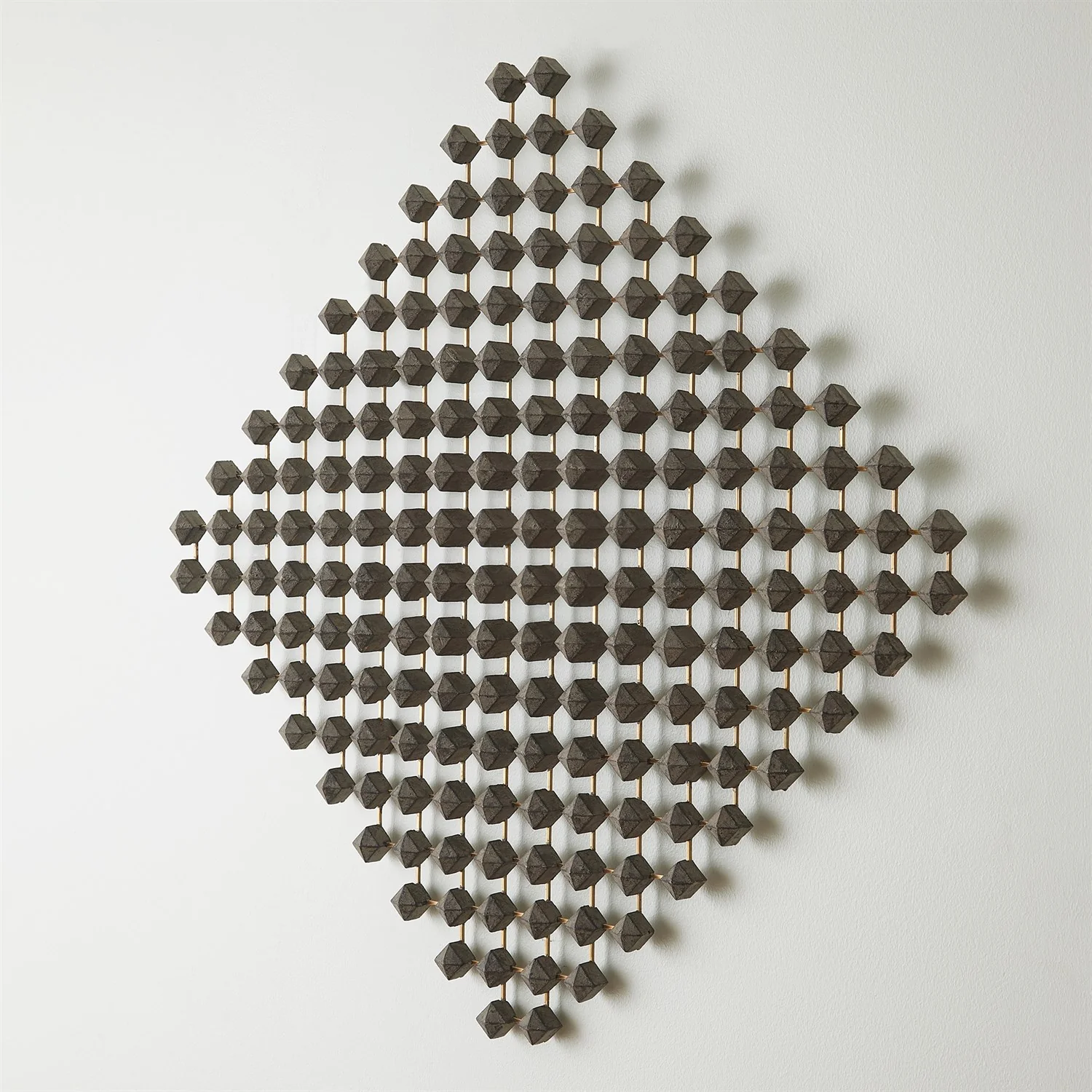 Global Views Wood/Brass Ramus Wall Art - Image 6