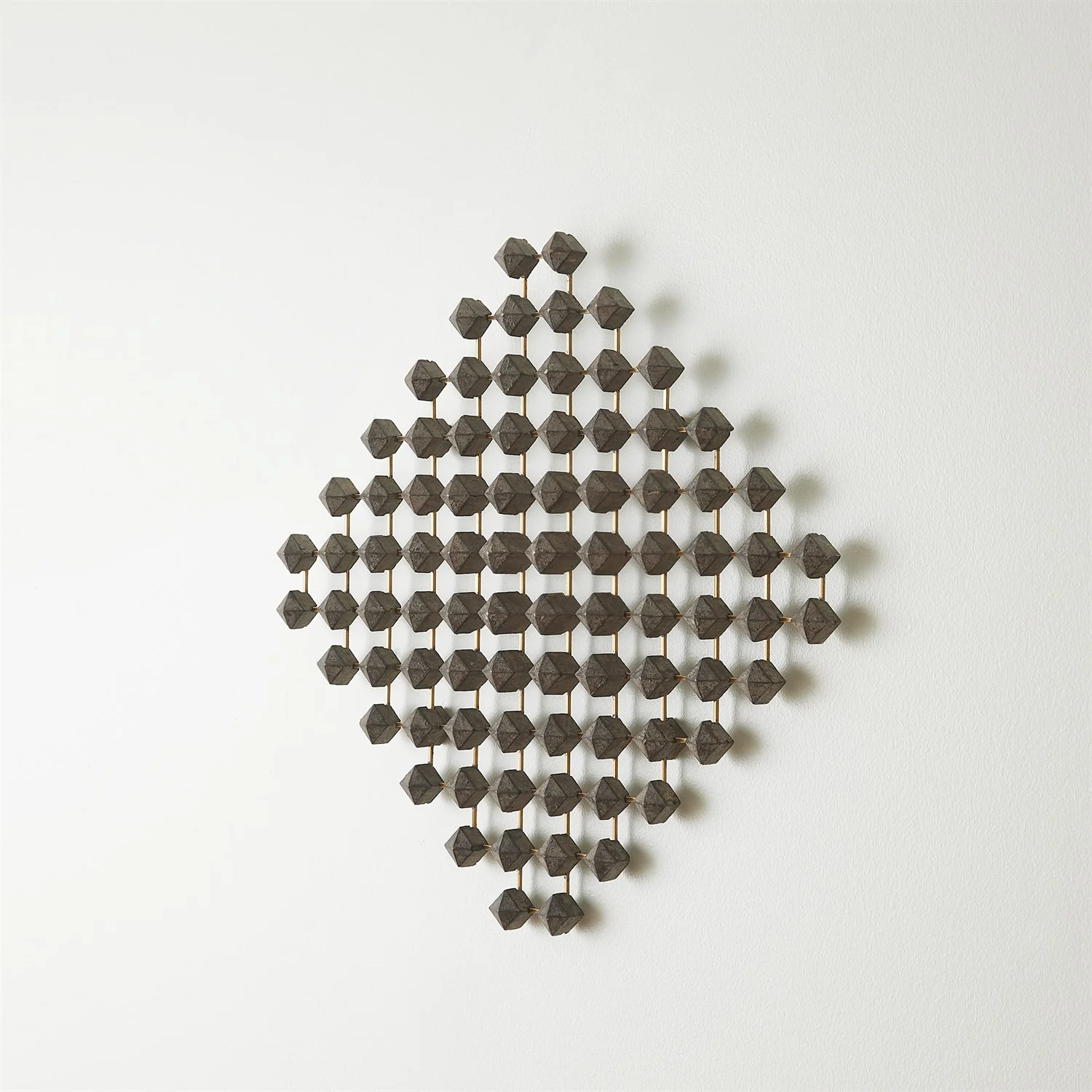 Global Views Wood/Brass Ramus Wall Art - Image 8