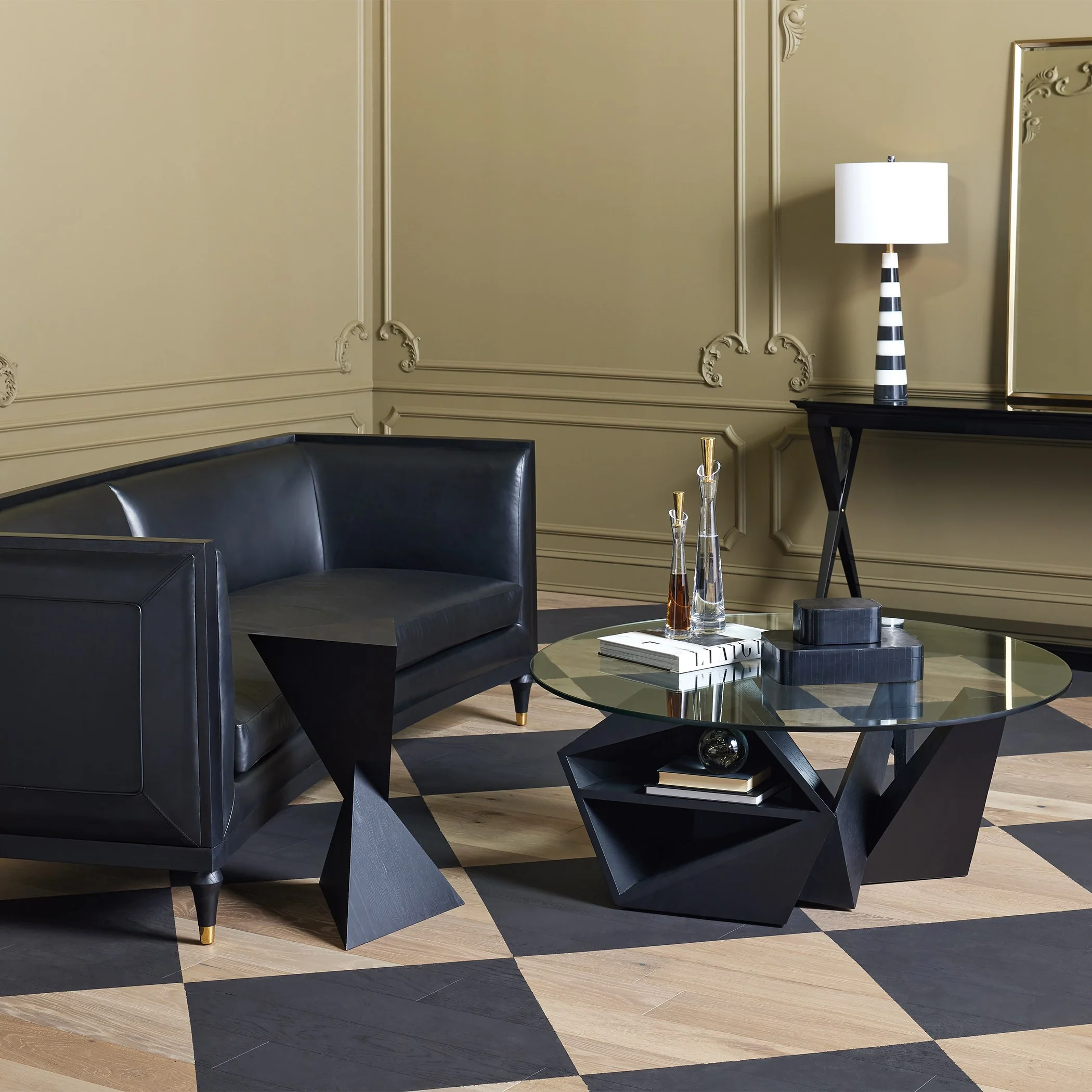Global Views X-Console-Black Lacquer - Image 8