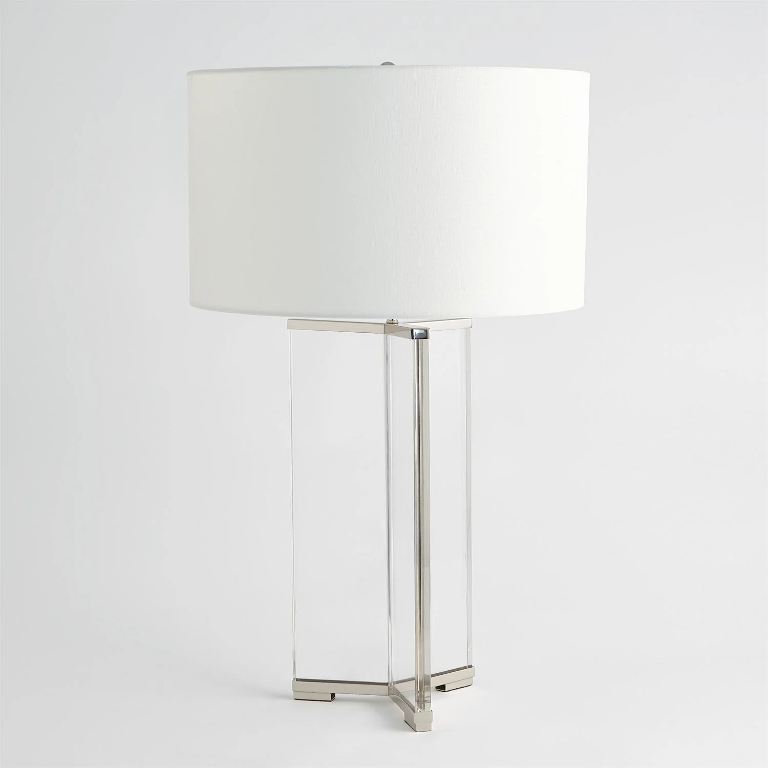 Global Views Y Table Lamp - Nickel - Image 2