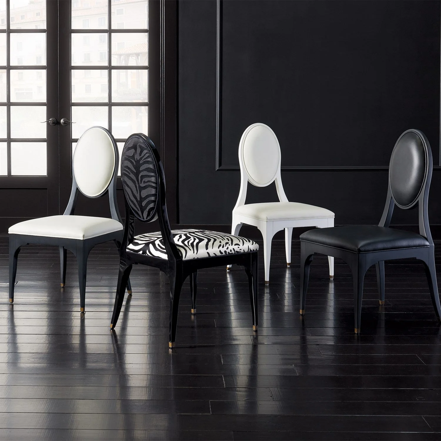 Global Views Zebra Dining Chair - Image 2