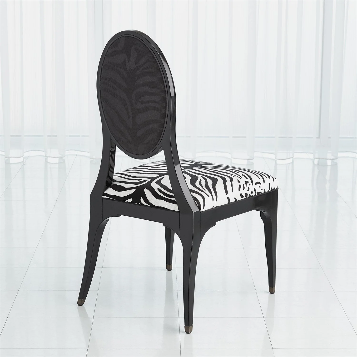 Global Views Zebra Dining Chair - Image 9