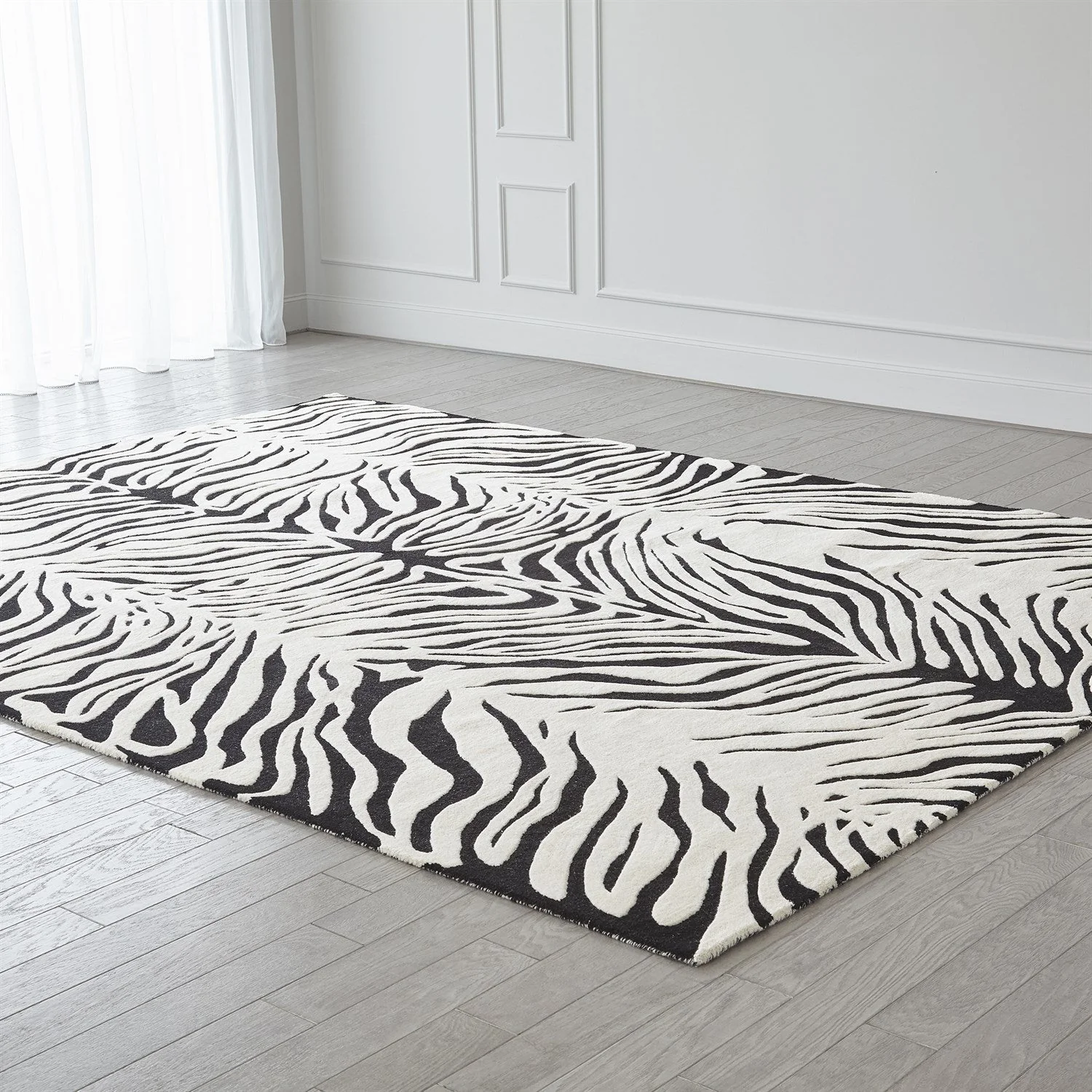 Global Views Zebra Rug Clearance - Image 3