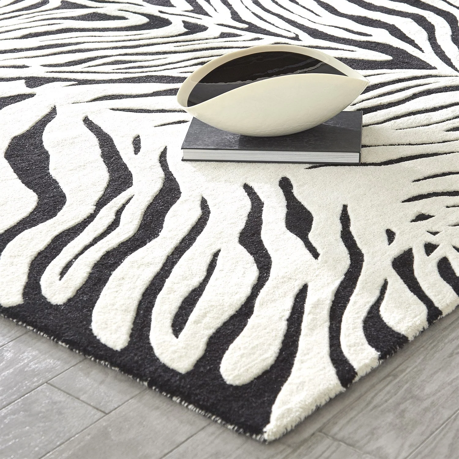 Global Views Zebra Rug Clearance - Image 4