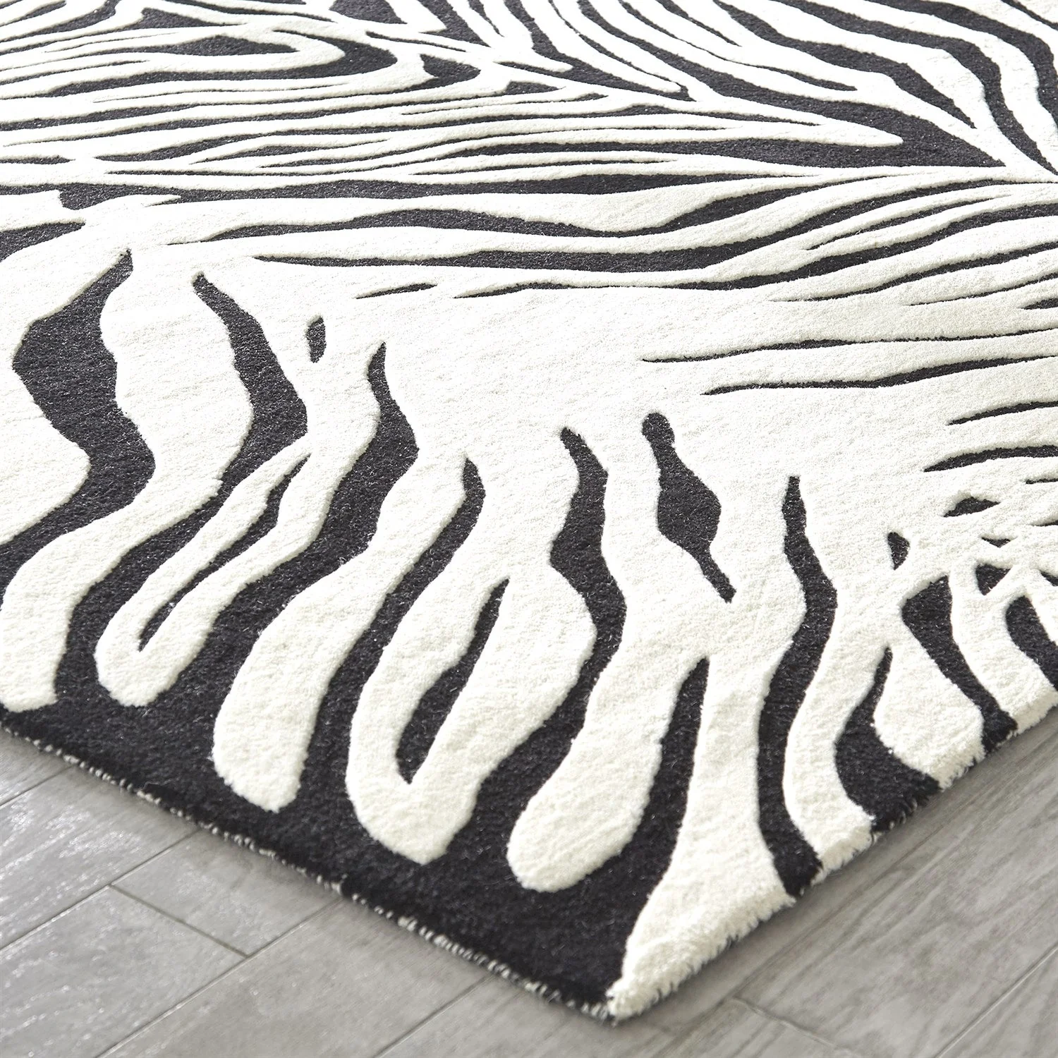 Global Views Zebra Rug Clearance - Image 5
