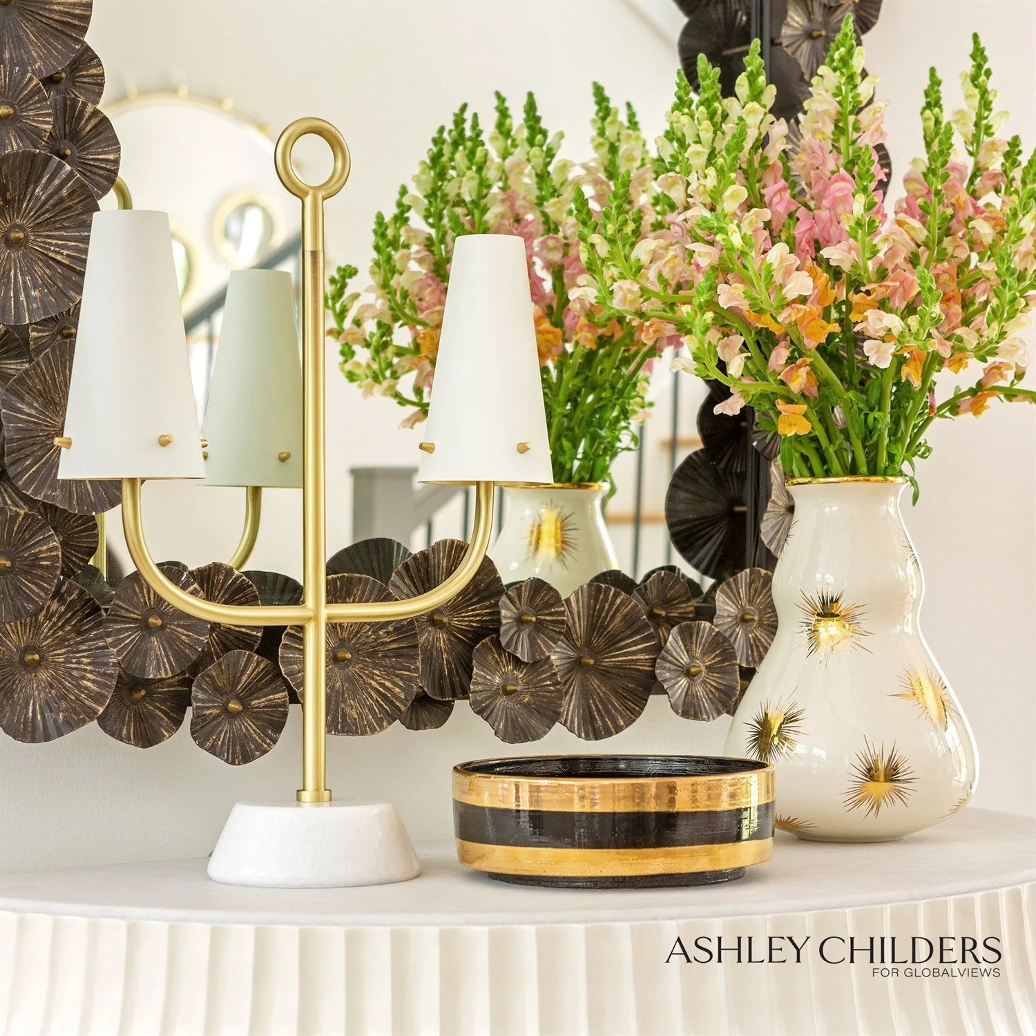 Global Views Zoe Mirror by Ashley Childers - Image 5