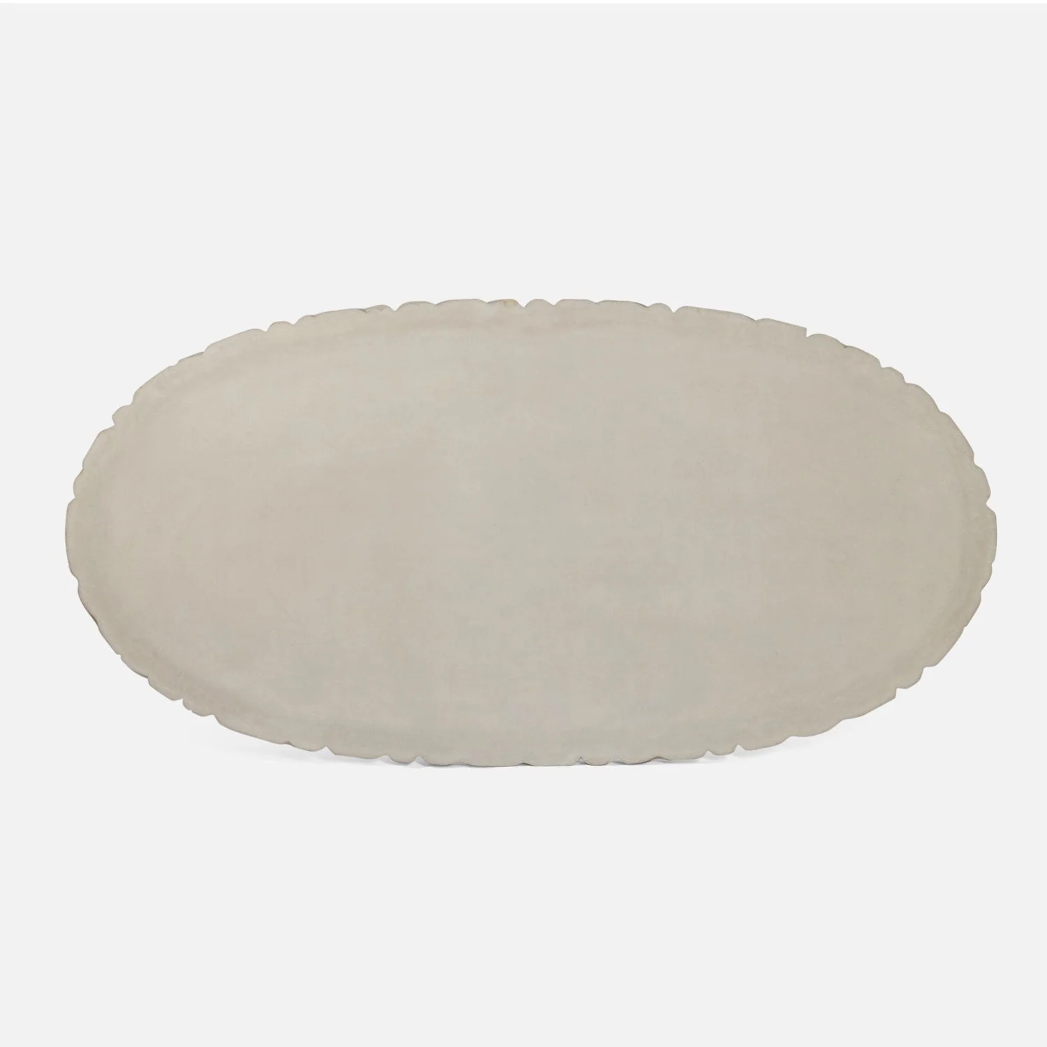 Grady Oval Scalloped Dining Table - Image 4