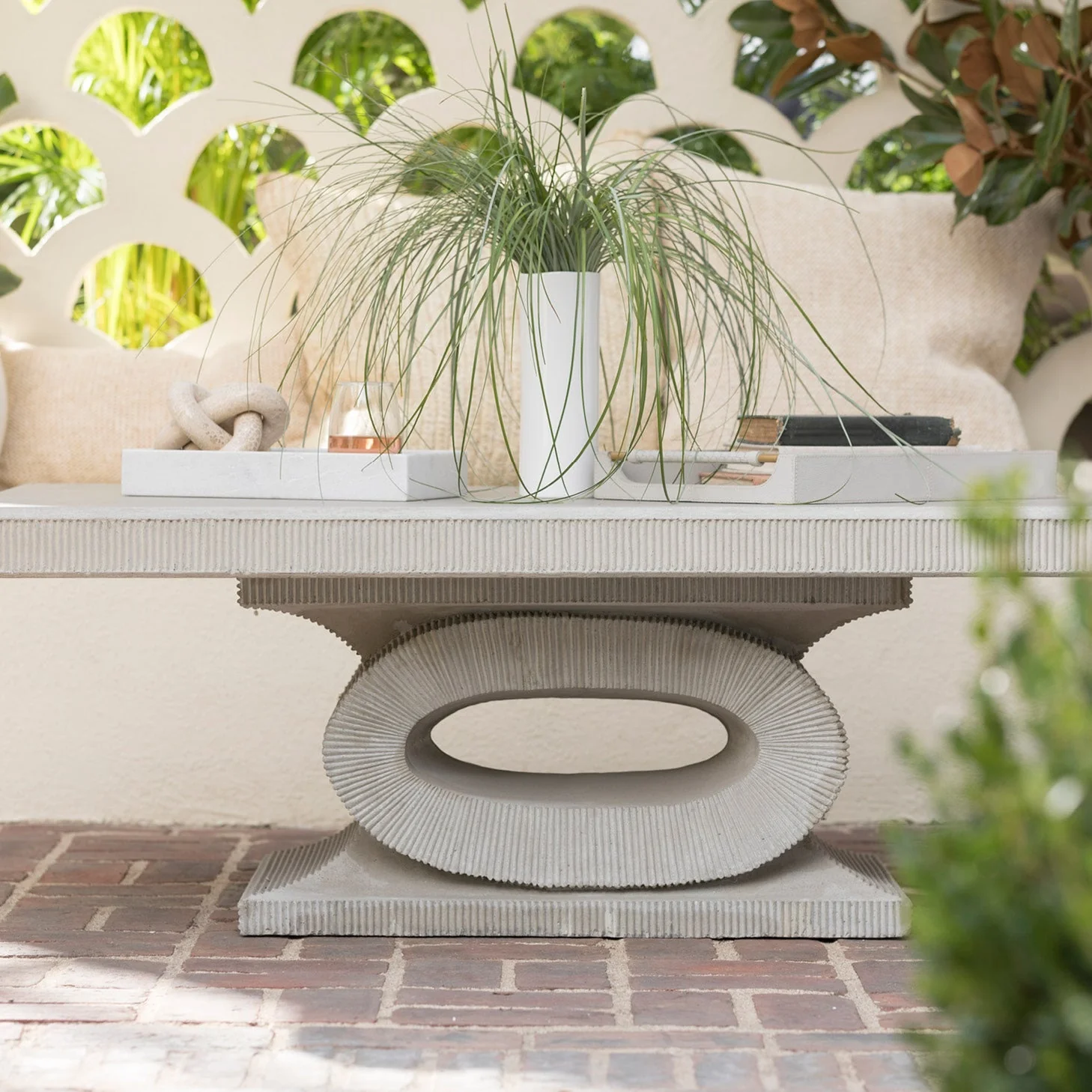 Grier Outdoor Coffee Table - Image 2