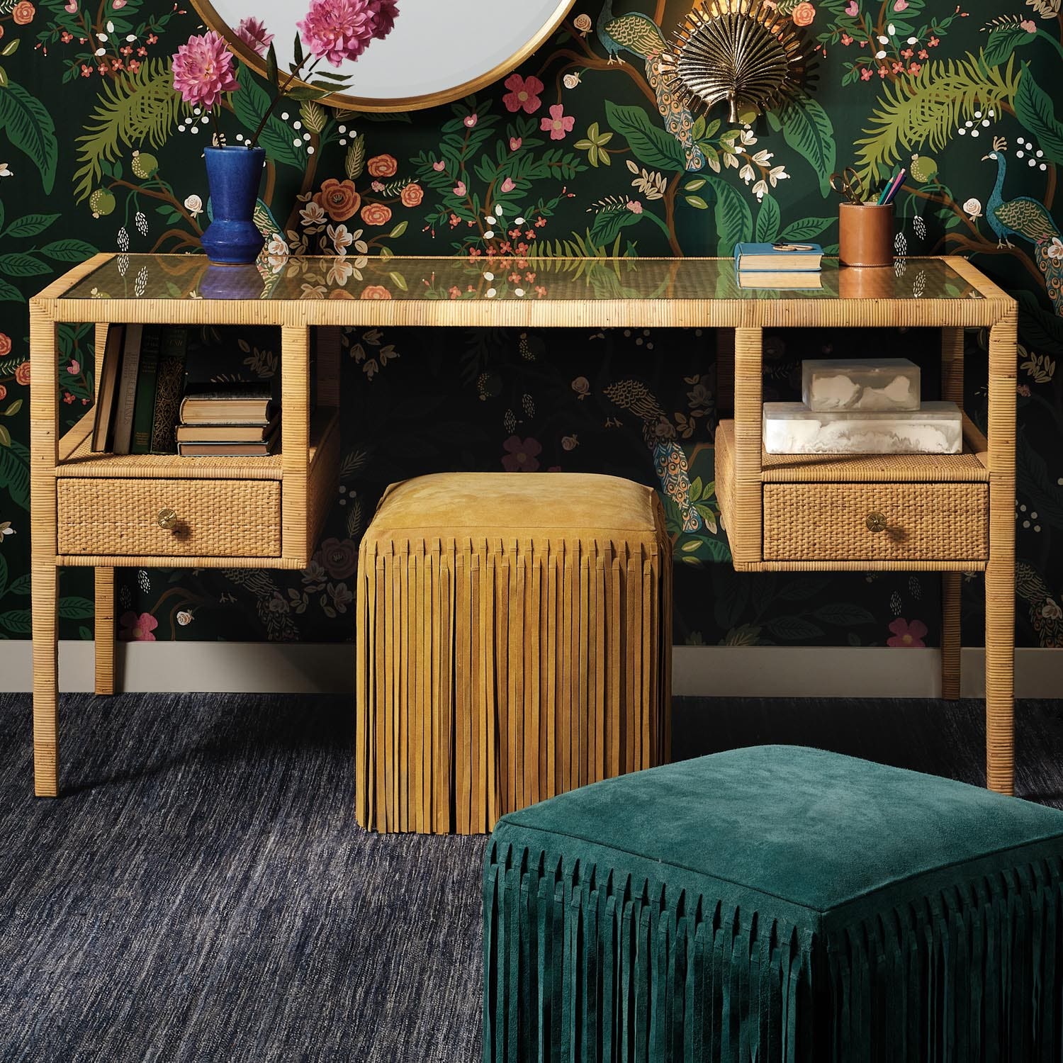 Hallie Modern Designer Console Stool - Image 41