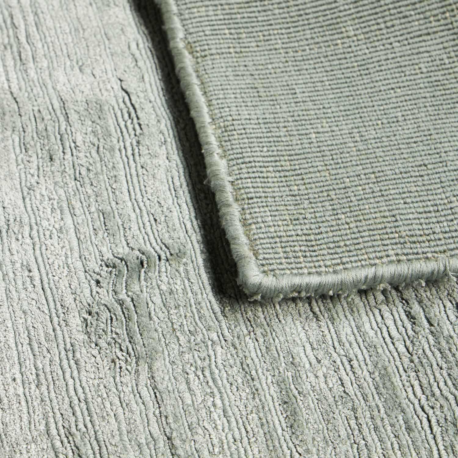 Halston Textured Lyocell Striped Area Rug - Image 20