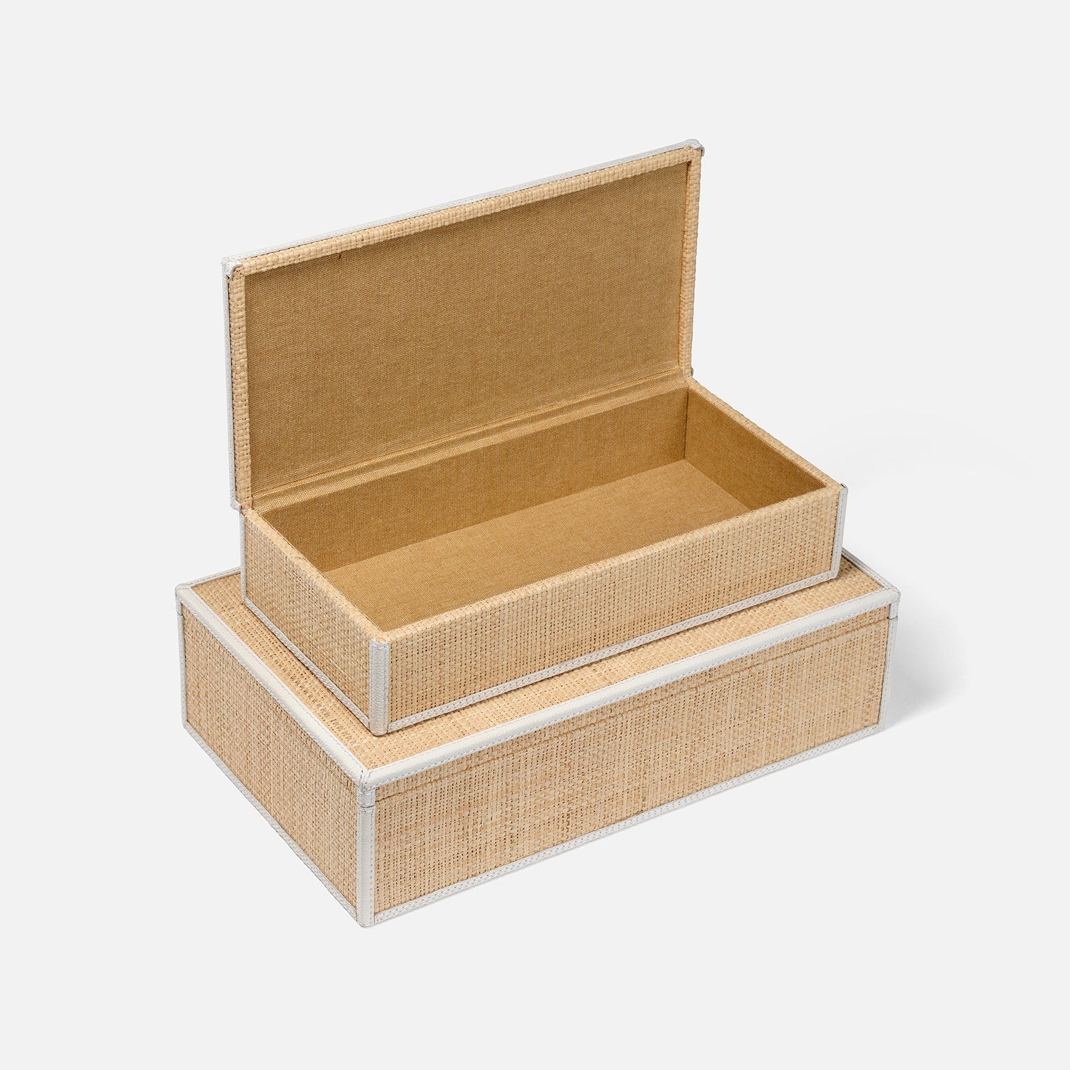 Hammet Natural Raffia Decorative Box - Set of 2 - Image 13