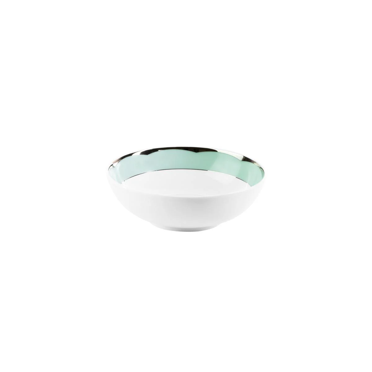 Haviland Illusion Cereal Bowl - Mint Platinum - Image 3