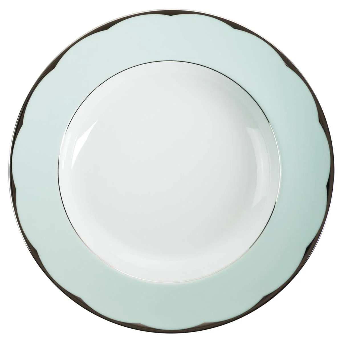 Haviland Illusion Deep Platter - Mint Platinum