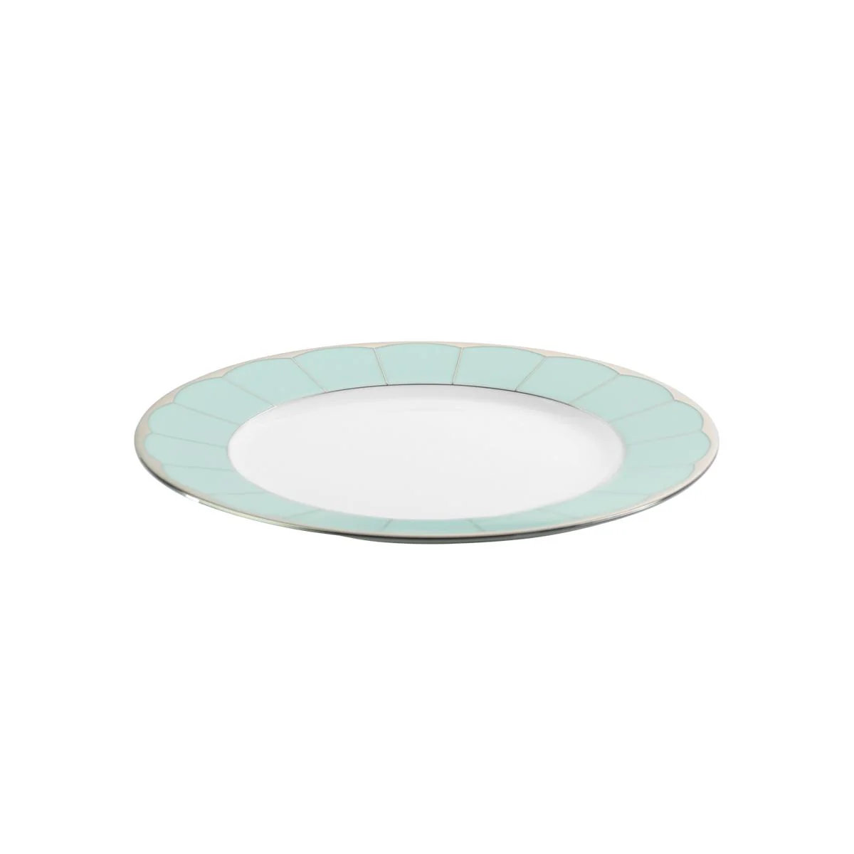 Haviland Illusion Dessert Plate - Mint Platinum - Image 3
