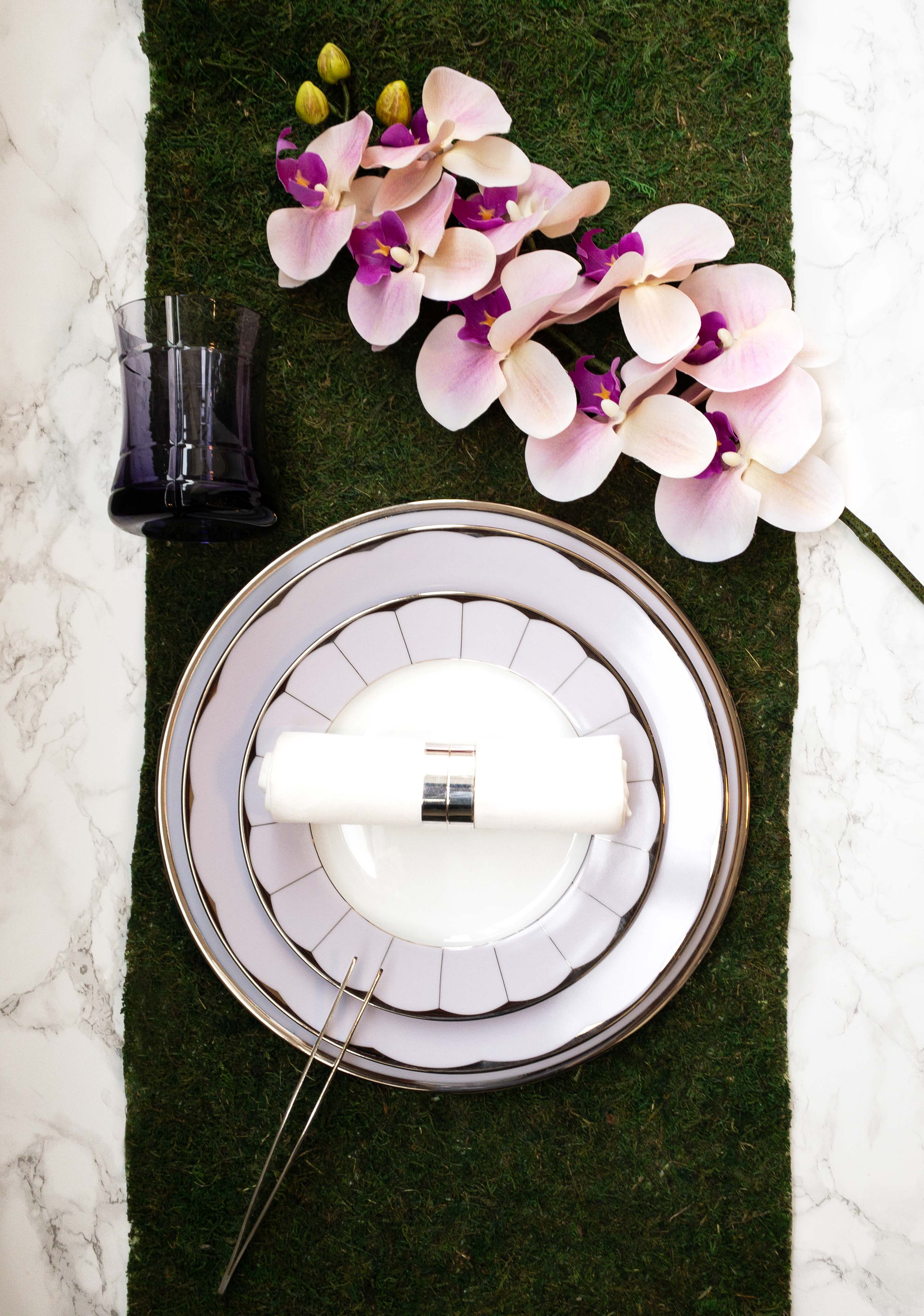 Haviland Illusion Sugar Box - Lavender Platinum - Image 2