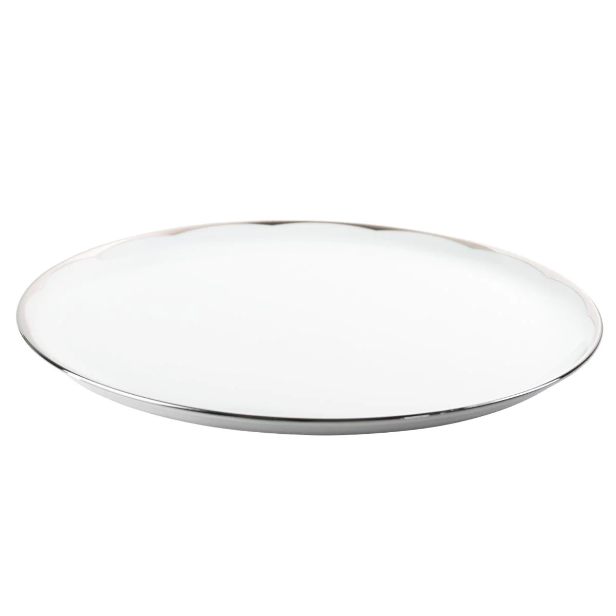 Haviland Illusion Tart Platter - Mint Platinum - Image 3