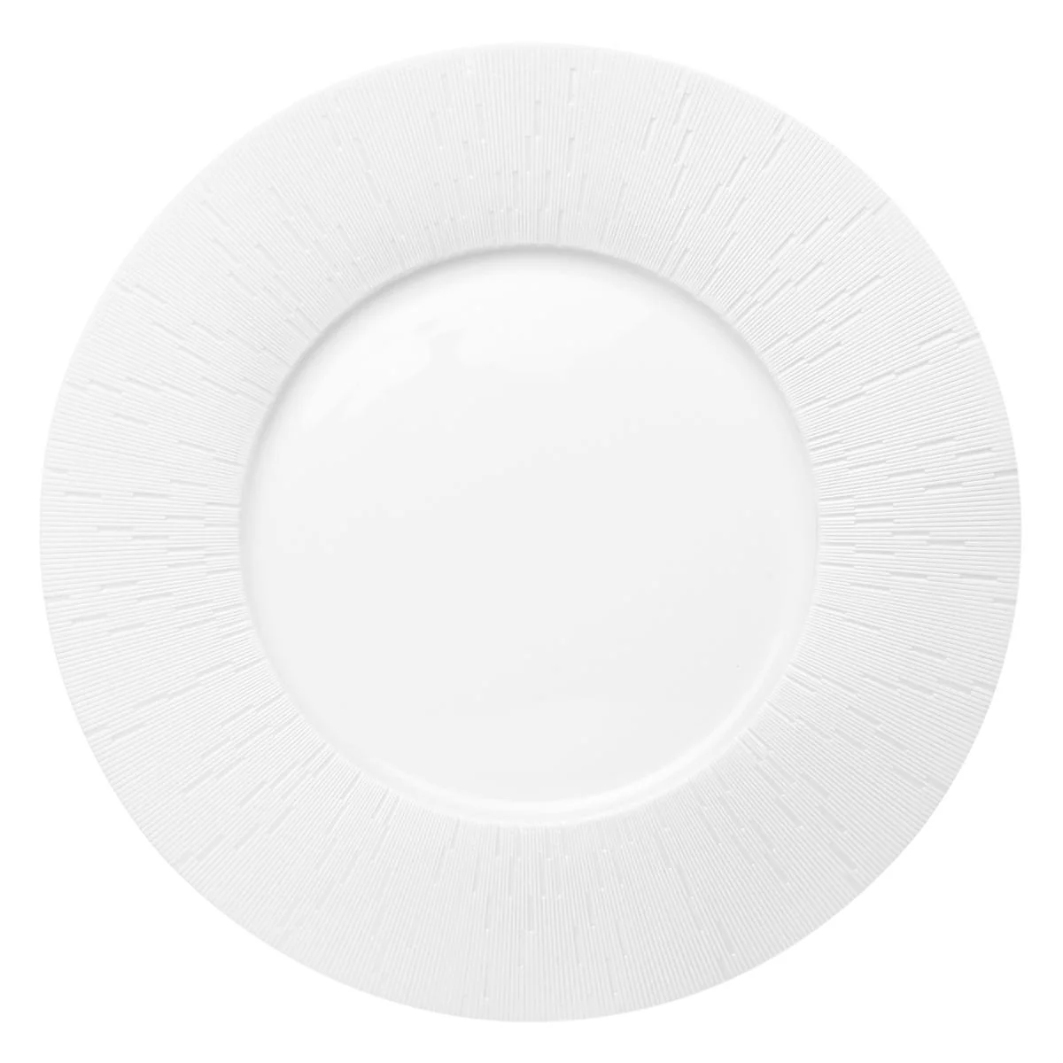 Haviland Infini Blanc Dinner Plate - Large - Image 4