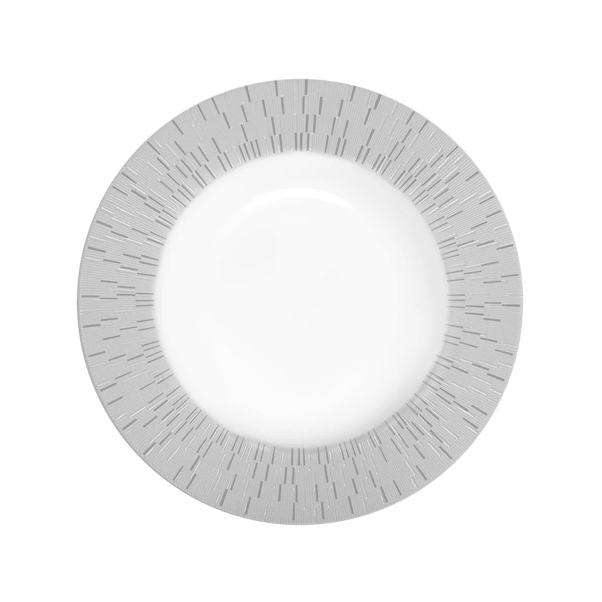 Haviland Infini Blanc Rim Soup Plate - Image 6