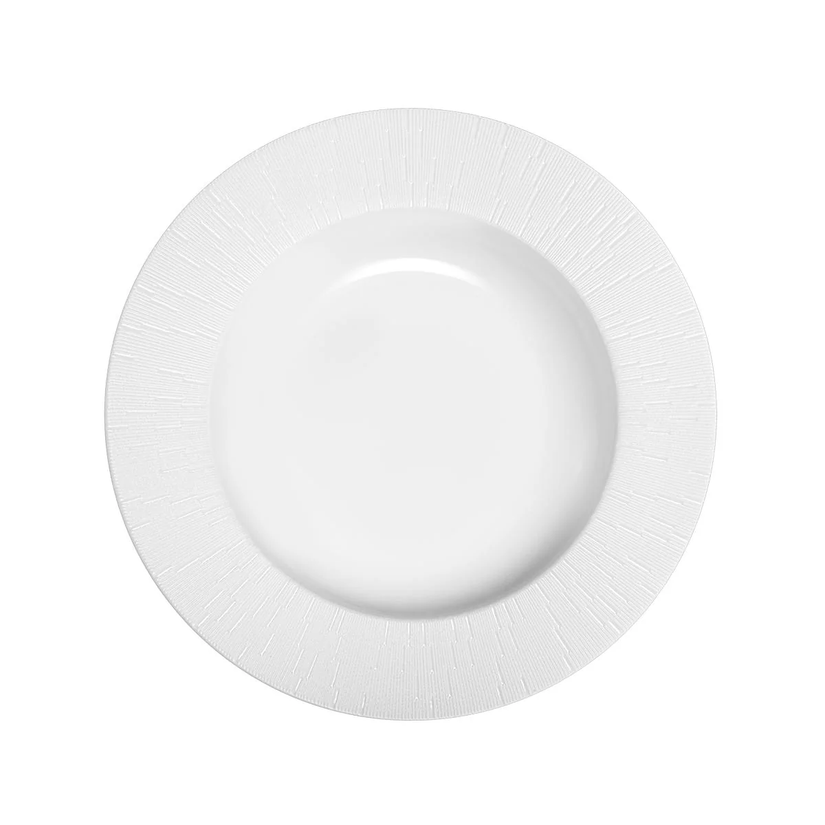 Haviland Infini Blanc Rim Soup Plate - Image 7