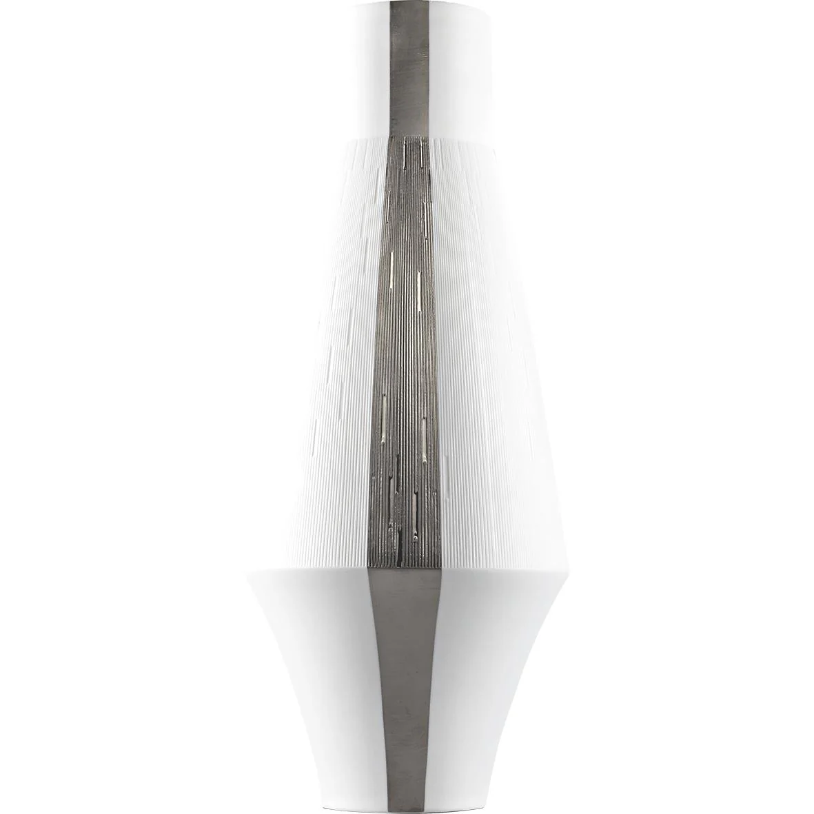 Haviland Infini Blanc Vase - Large - Image 6