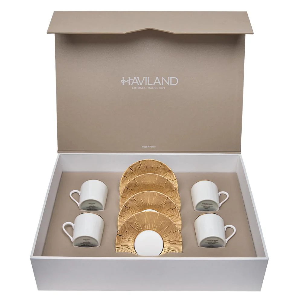 Haviland Infini Prestige Coffee Cup and Saucer - Image 10