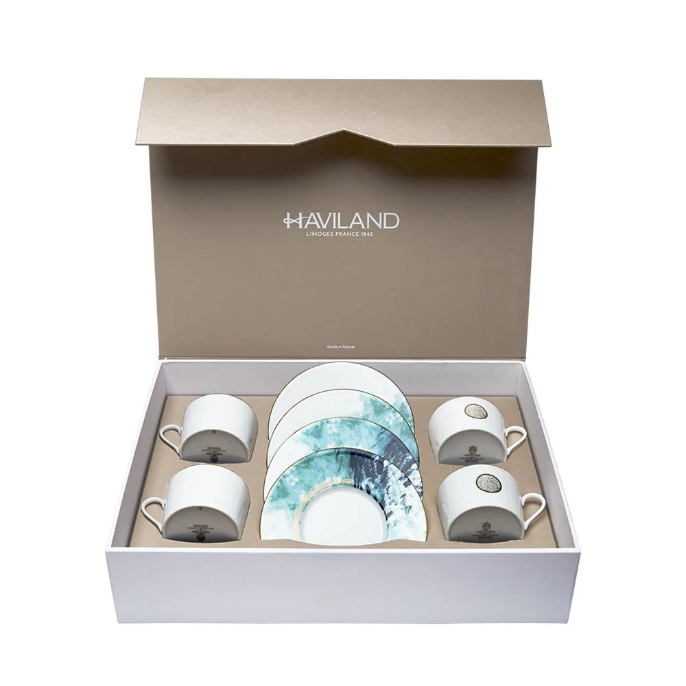Haviland Ocean Teacup and Saucer - Image 3