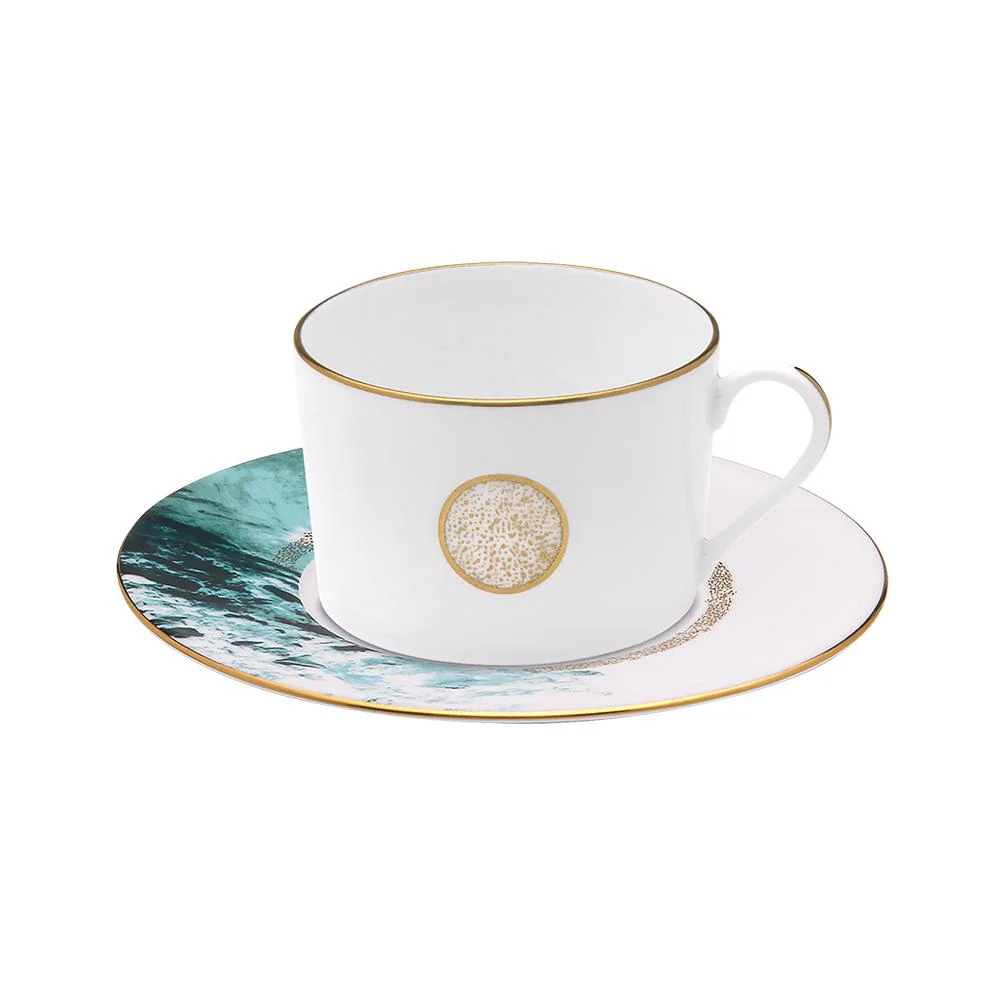 Haviland Ocean Teacup and Saucer - Image 4