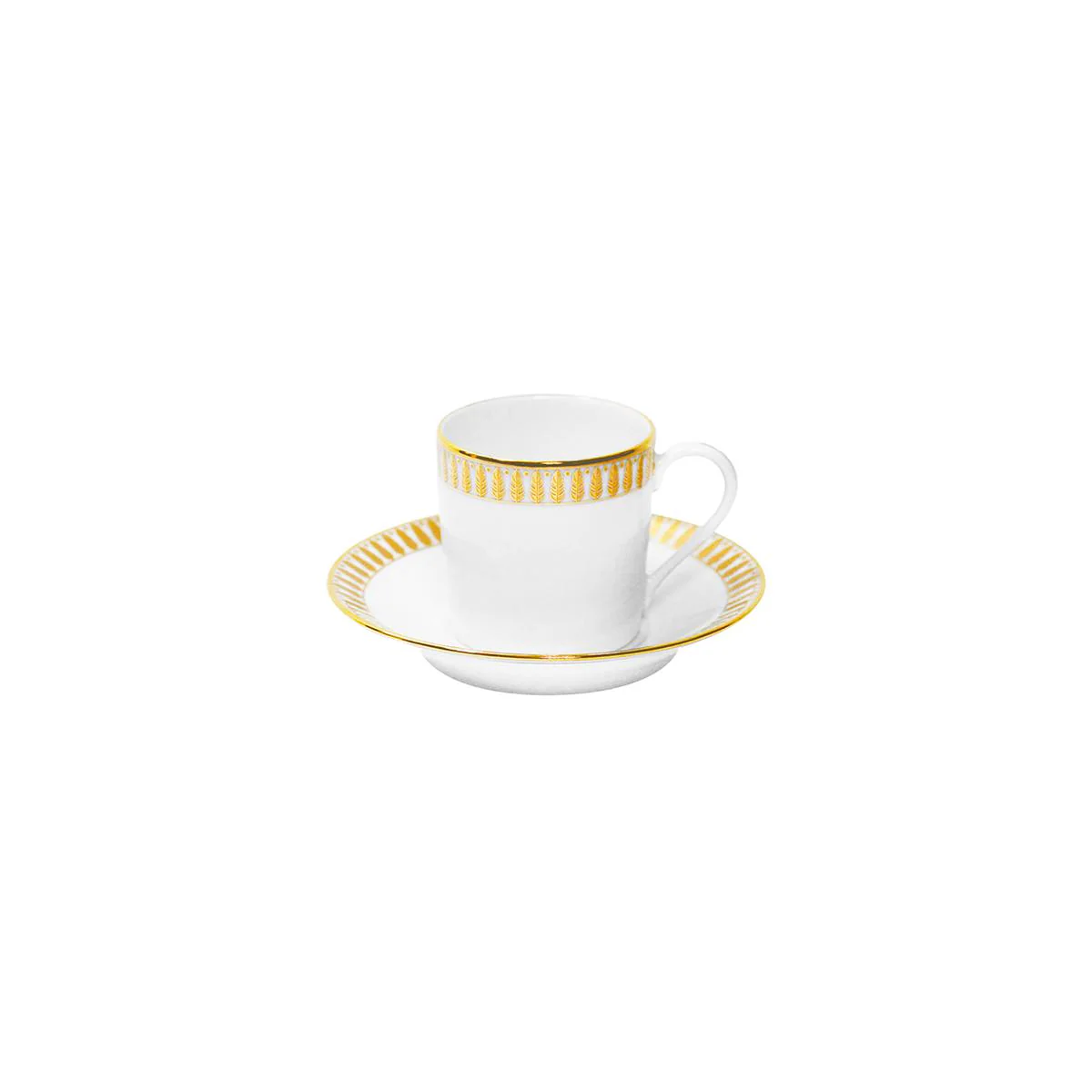 Haviland Plumes Coffee Cup and Saucer - Image 5