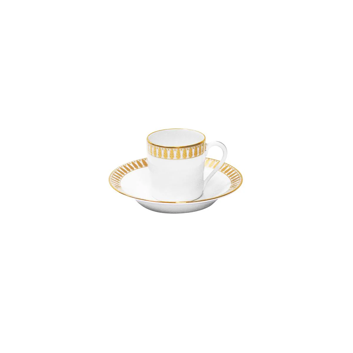Haviland Plumes Espresso Cup and Saucer - Image 5