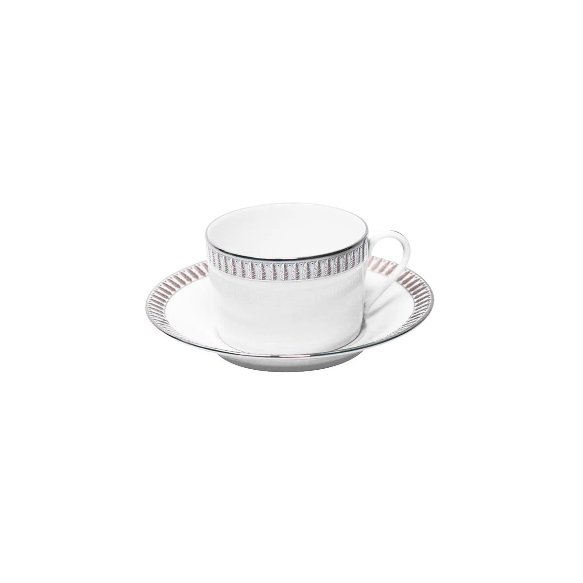 Haviland Plumes Teacup and Saucer - Image 6