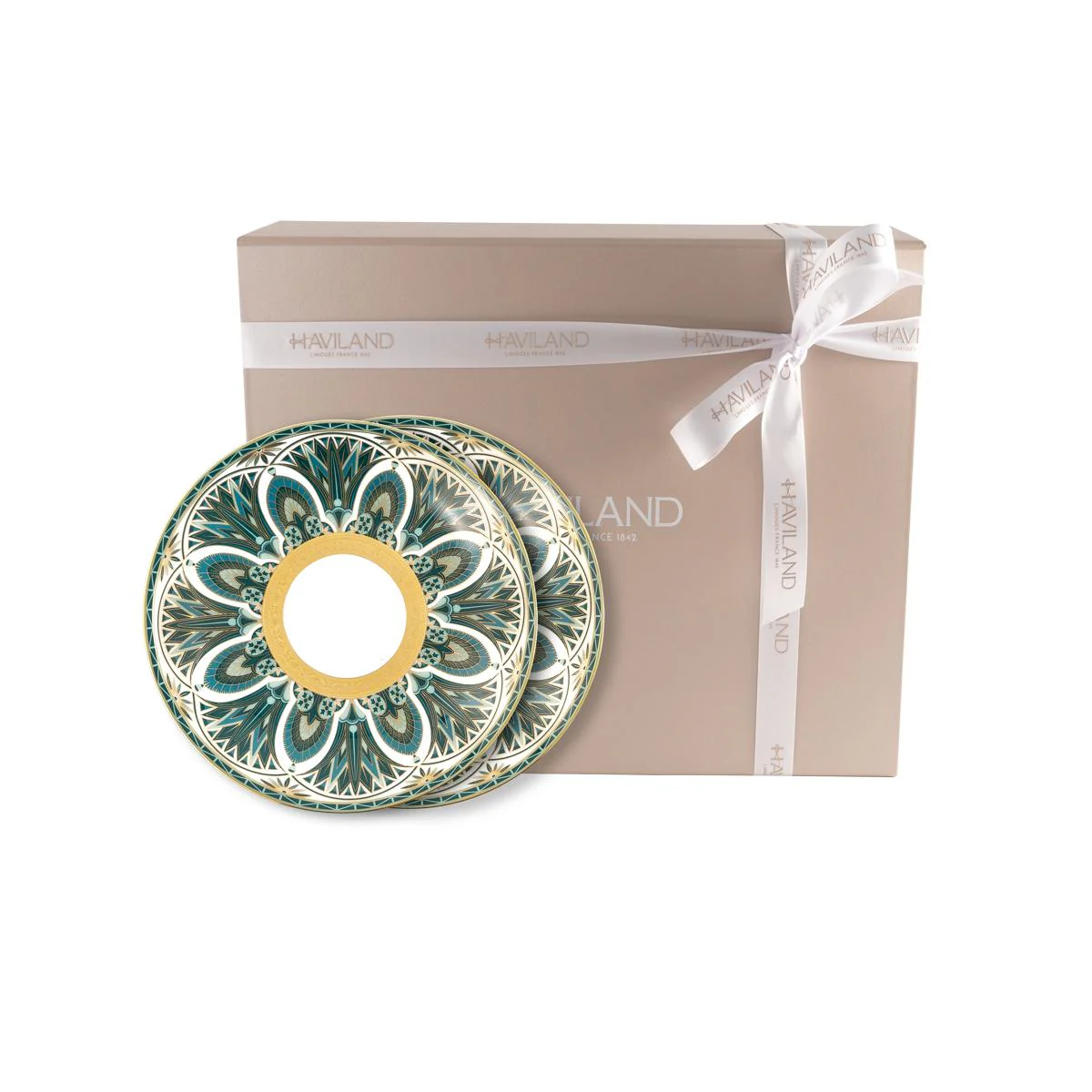 Haviland Reves Du Nil Bread and Butter Plate - Gold - Image 3