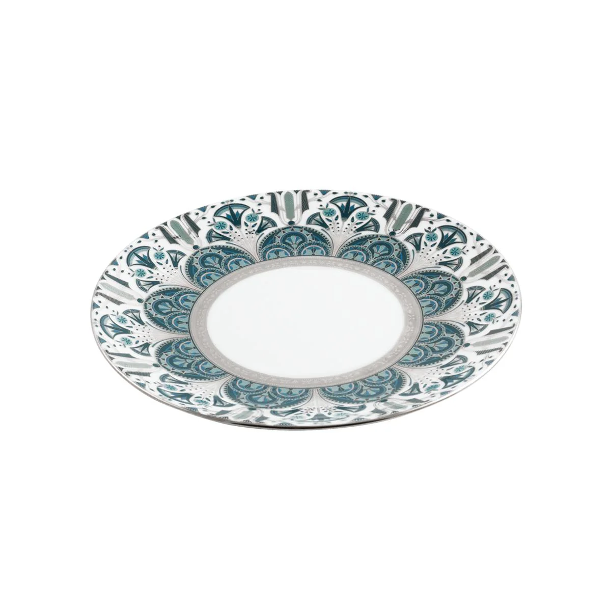 Haviland Reves Du Nil Dessert Plates - Platinum - Set of 2 - Image 3