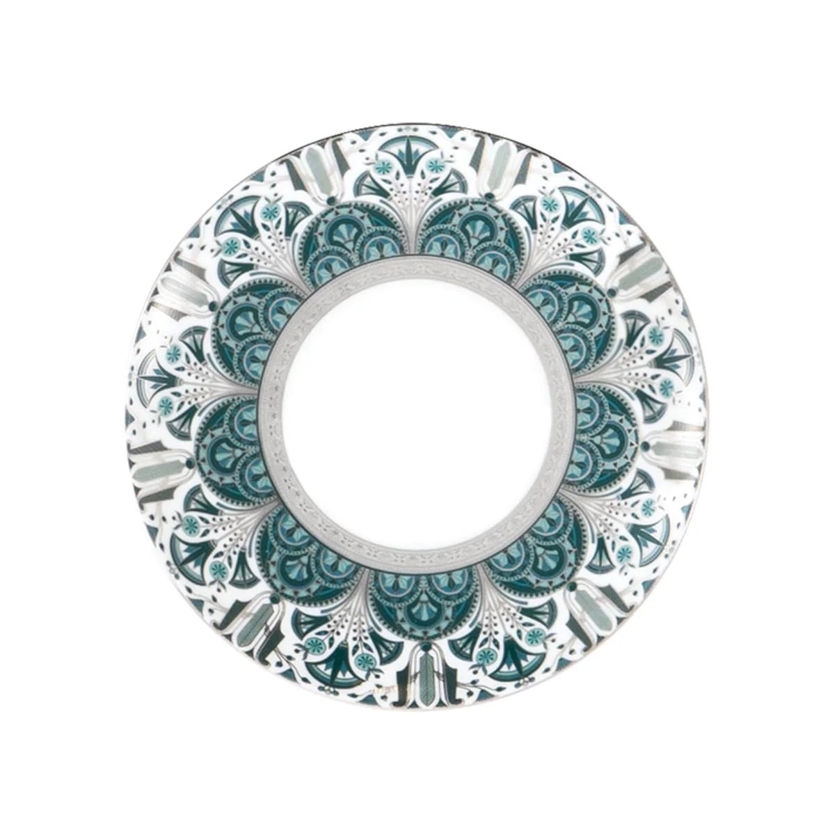 Haviland Reves Du Nil Dessert Plates - Platinum - Set of 2 - Image 4