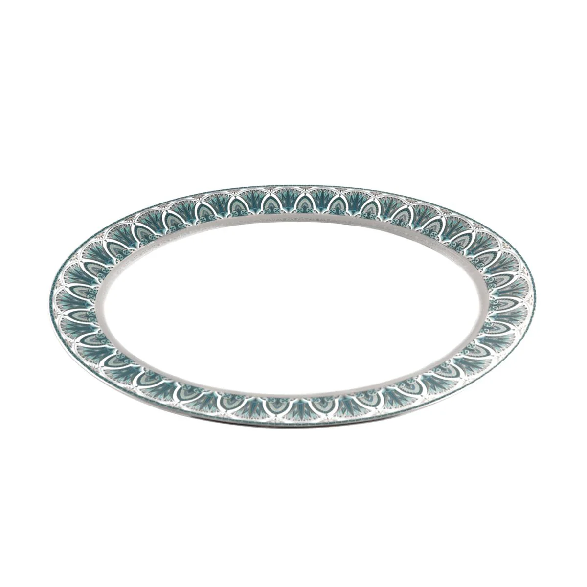 Haviland Reves Du Nil Oval Dish - Platinum - Image 3