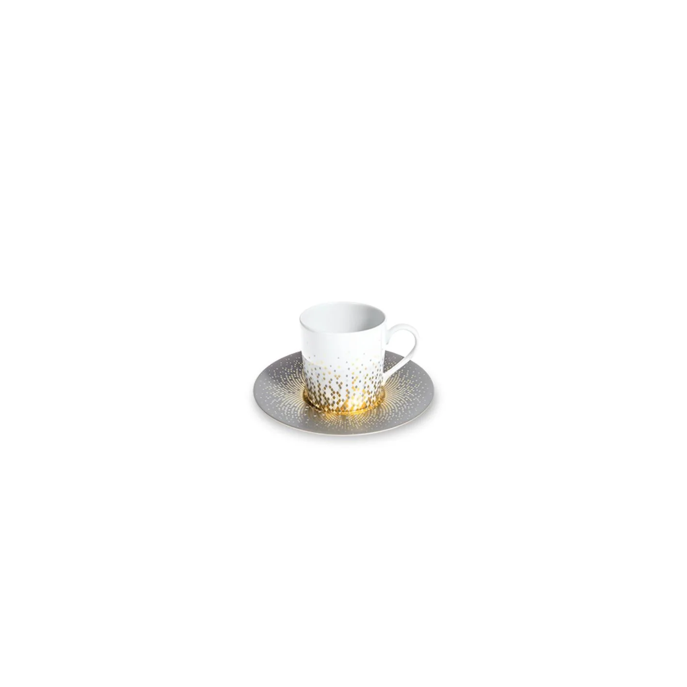 Haviland Souffle D'Or Coffee Cup and Saucer - Image 5