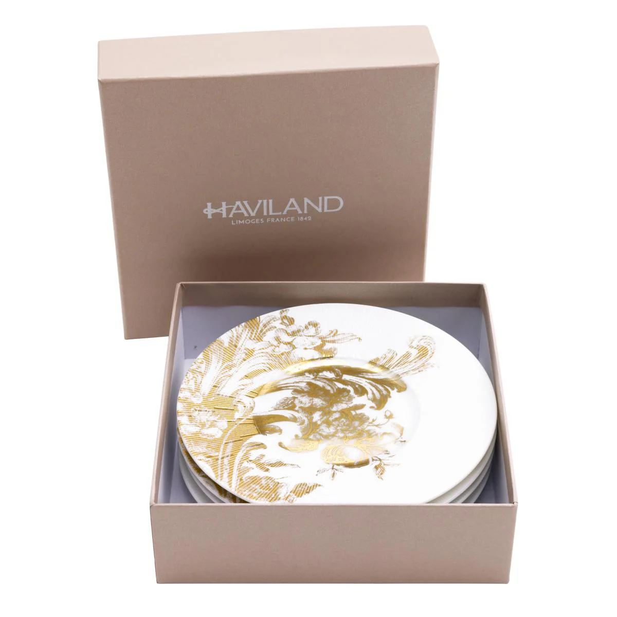 Haviland Stanislas Delicacy Plates - Set of 4 - Image 3