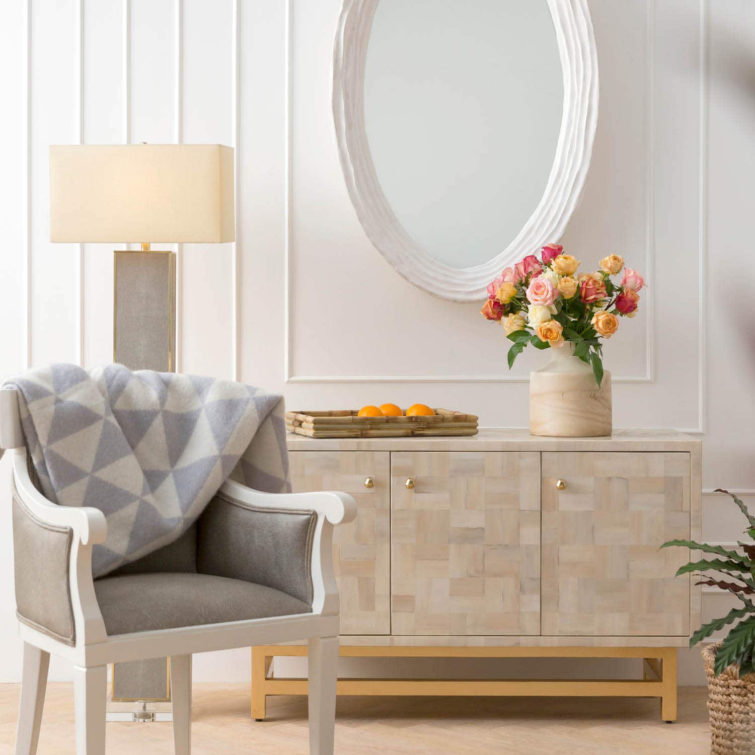 Hetty Oval Mirror - Image 6