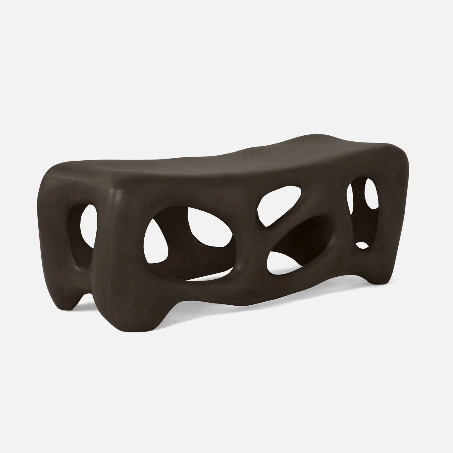 Hyde Organic Concrete Bench - Image 3
