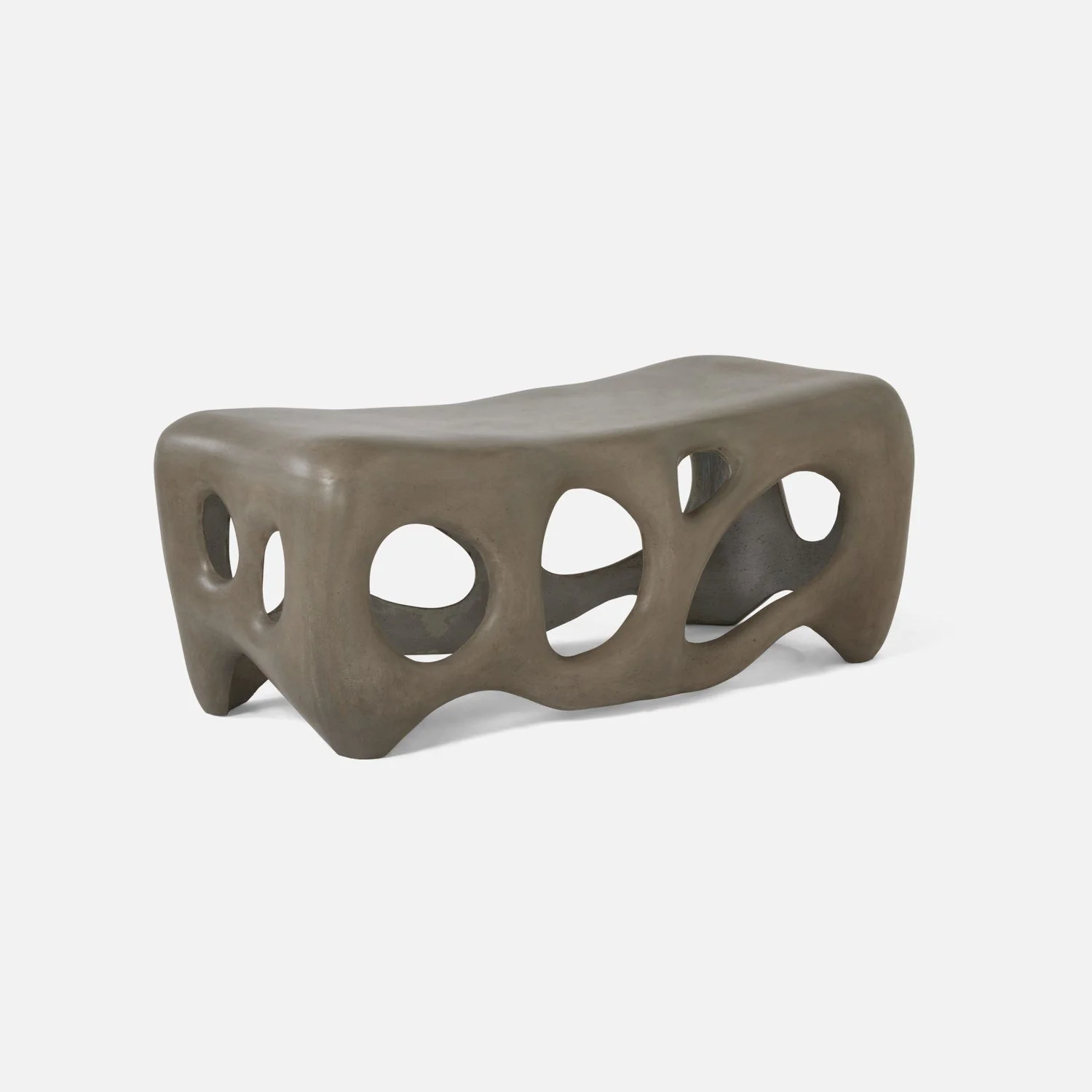 Hyde Organic Concrete Bench - Image 4