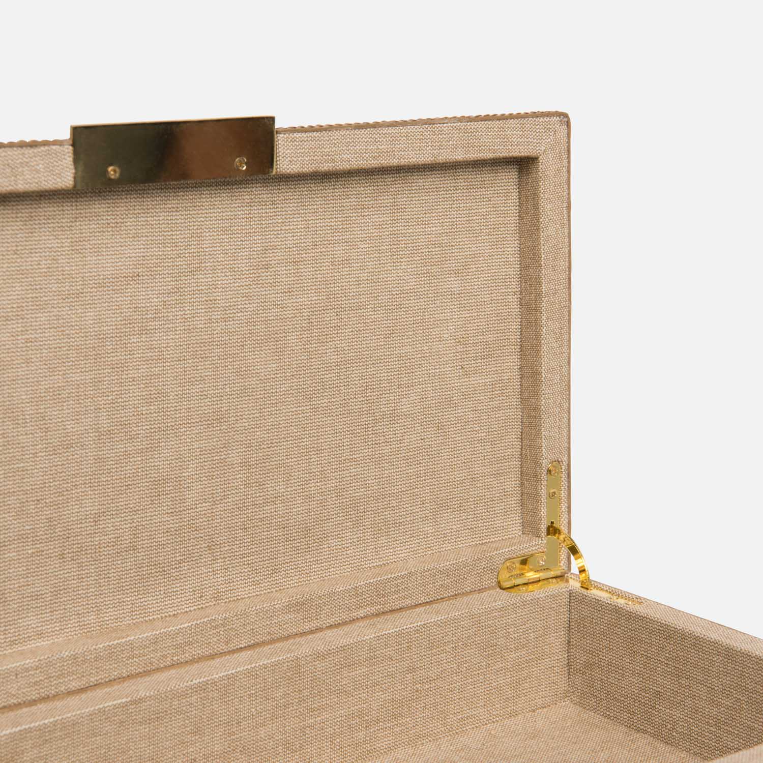 Imani Ostrich Embossed Leather Box - Set of 2 - Image 12