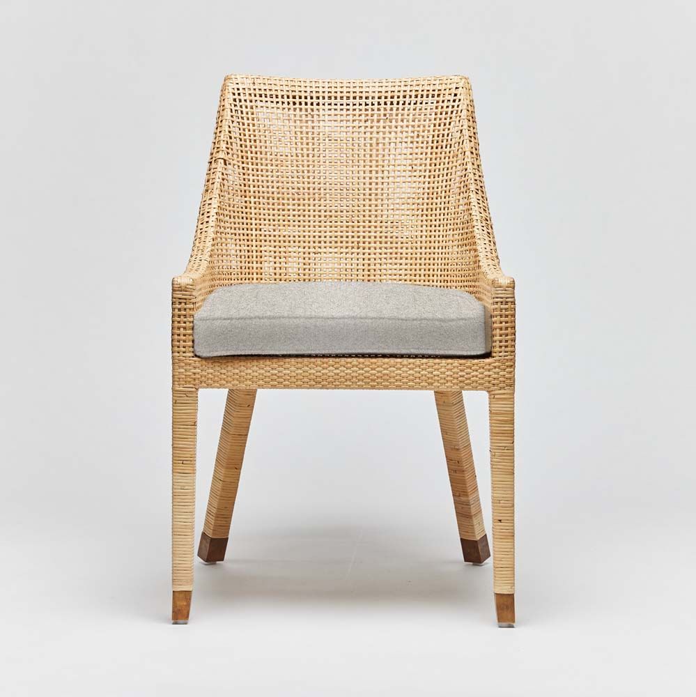 Interlude Boca Dining Chair Natural - Image 3